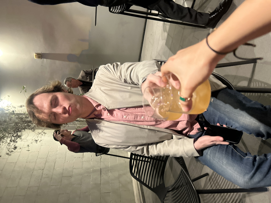 Late-night art gallery gathering documented in West Hollywood