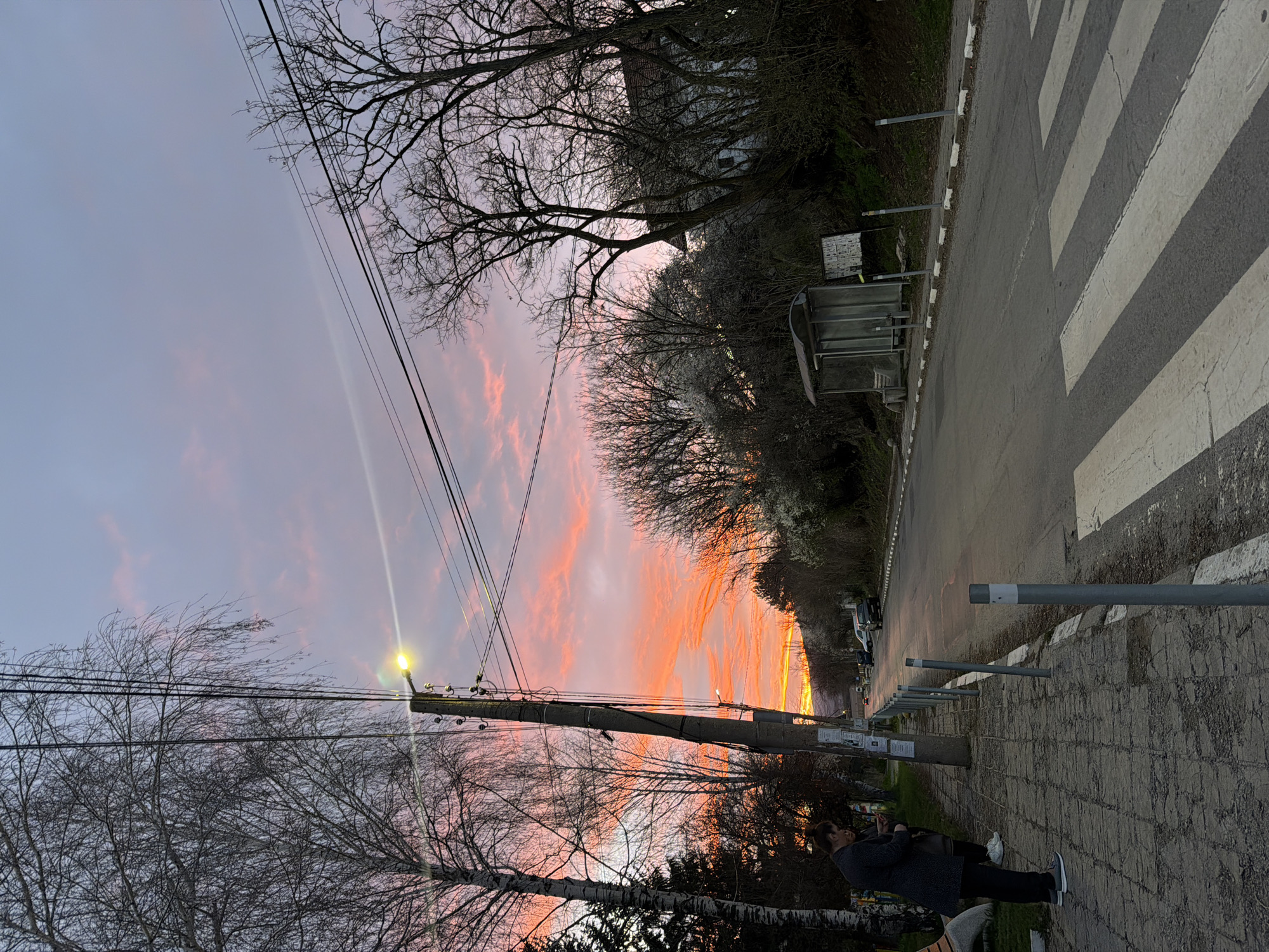 Sunset skies photographed in Dragichevo, Bulgaria