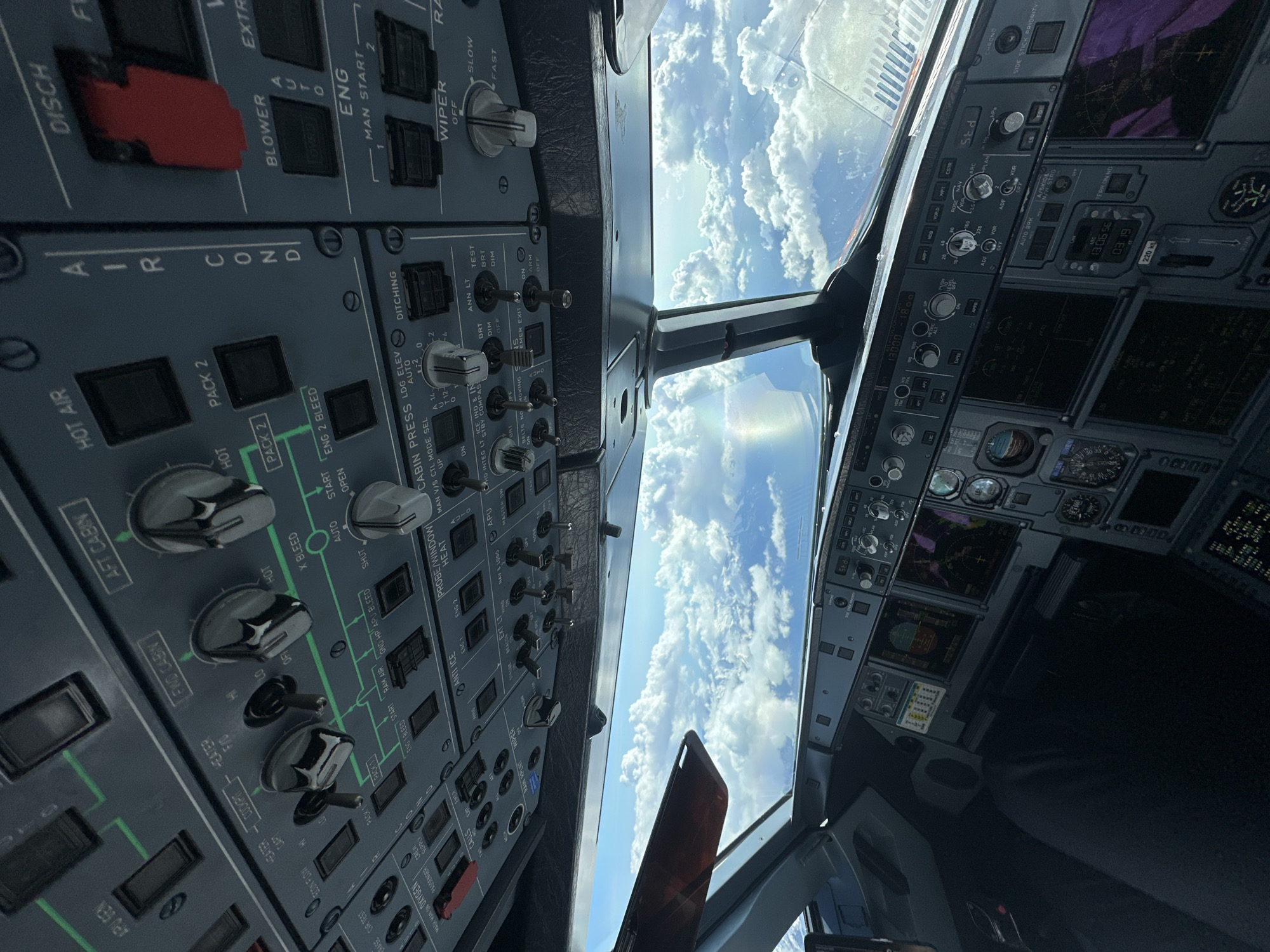 Pilot documents flight operations and mountain views in Sochi