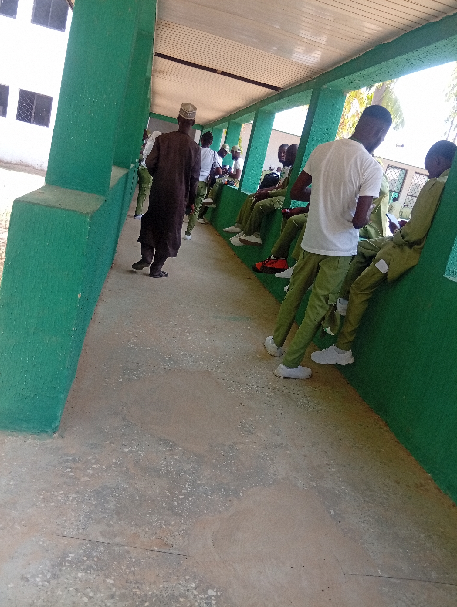 Routine morning activity documented at Birnin Kudu government building