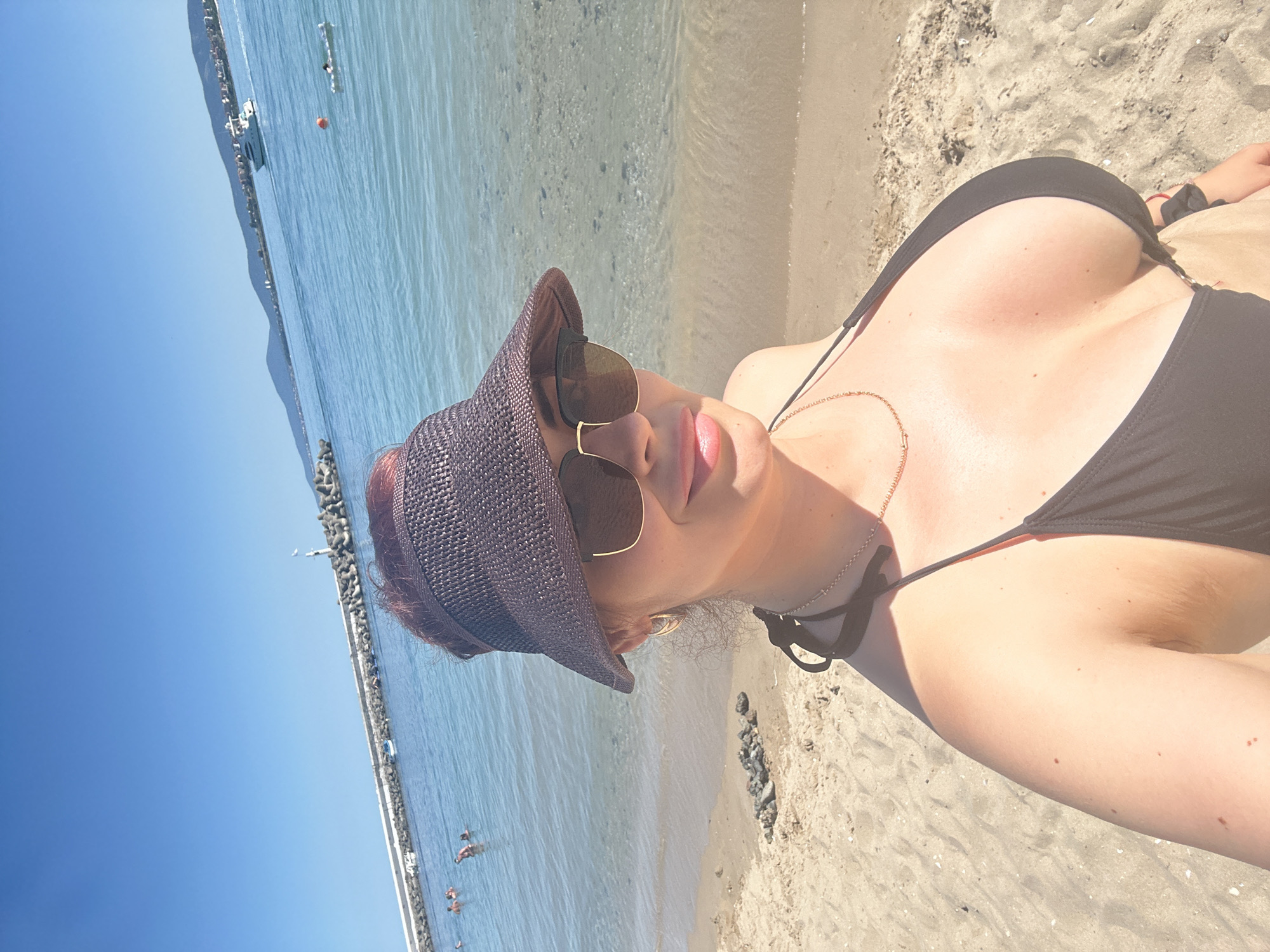 Lazy afternoon on the beach in Primorsko, Bulgaria