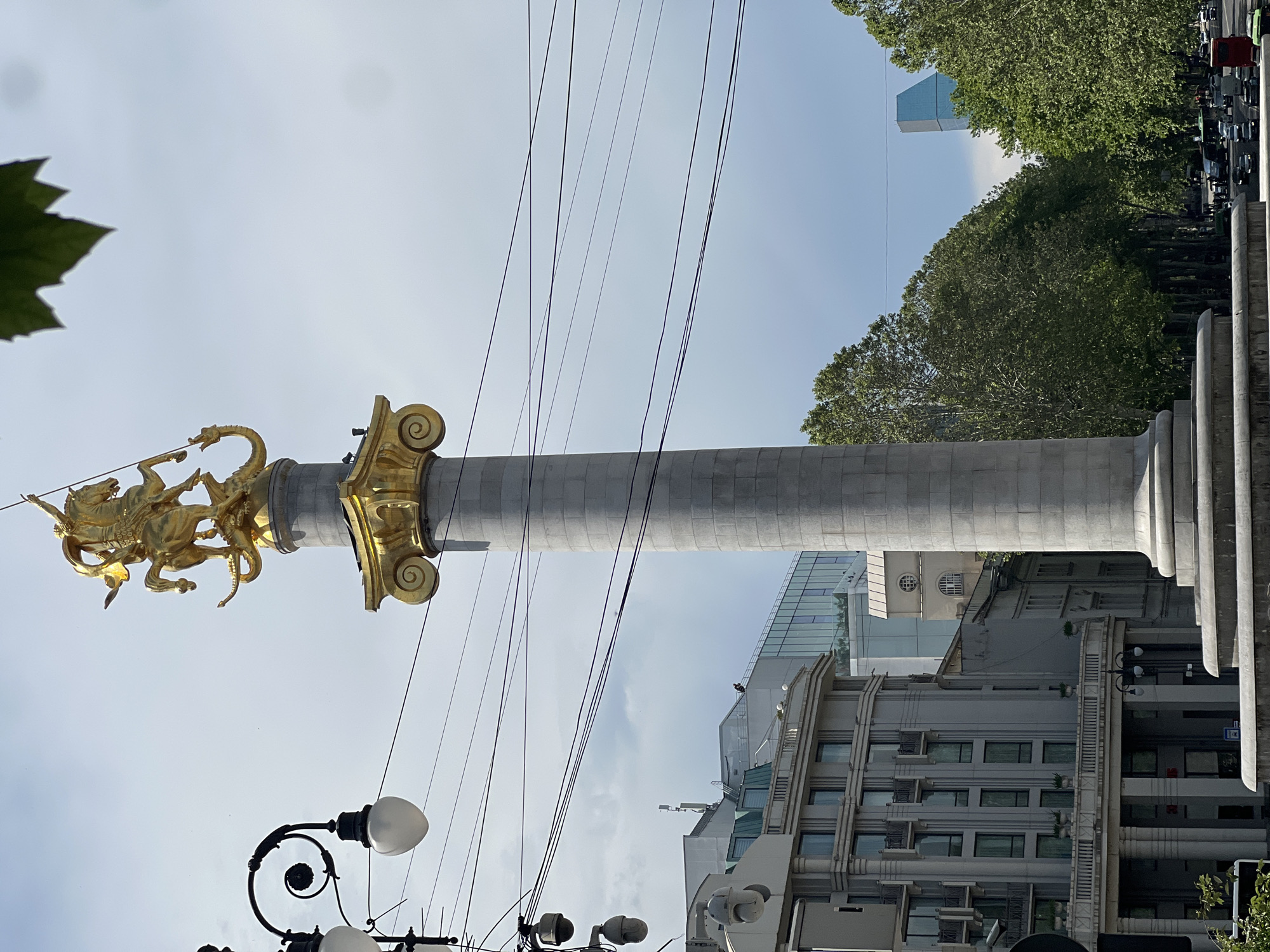 Morning scenes captured across central Tbilisi's streets and markets