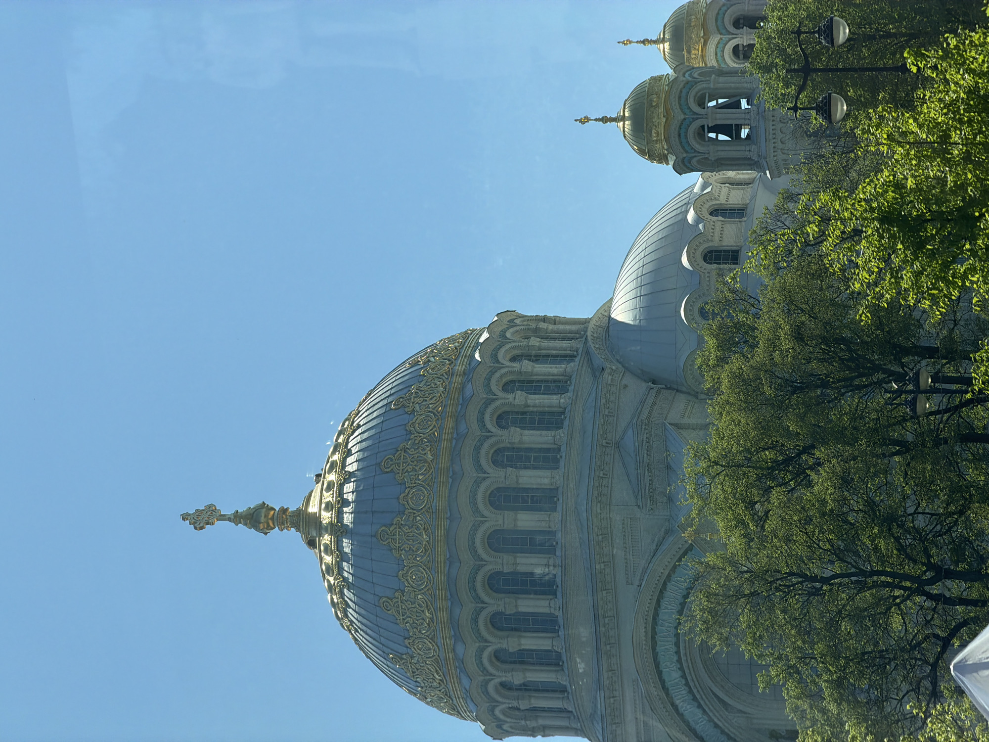 Ordinary morning scenes documented in historic Kronstadt, Russia