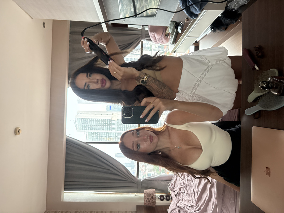 Woman takes mirror selfies in South Jakarta bedroom