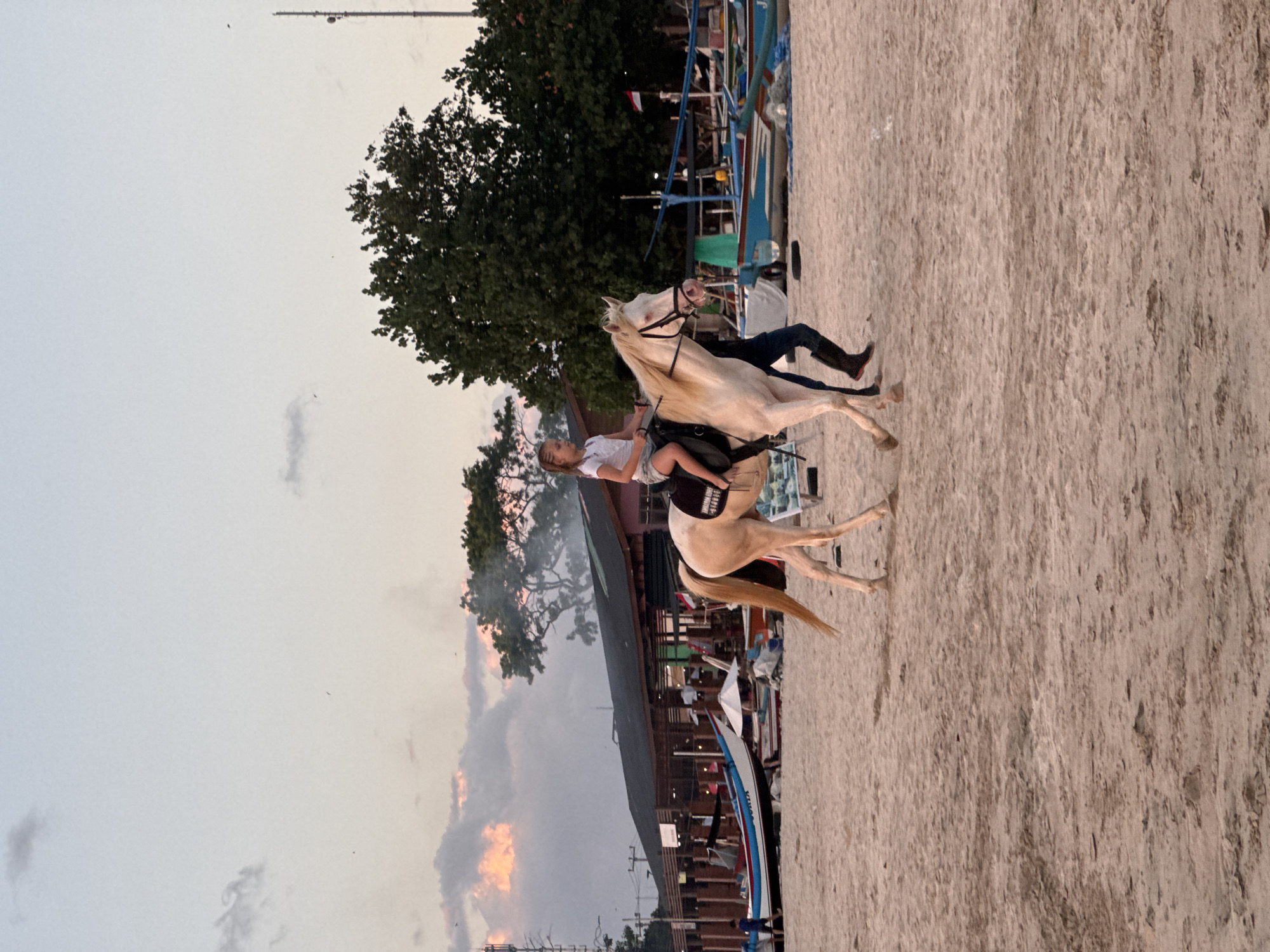 Golden hour beach life along Kuta Selatan's shoreline