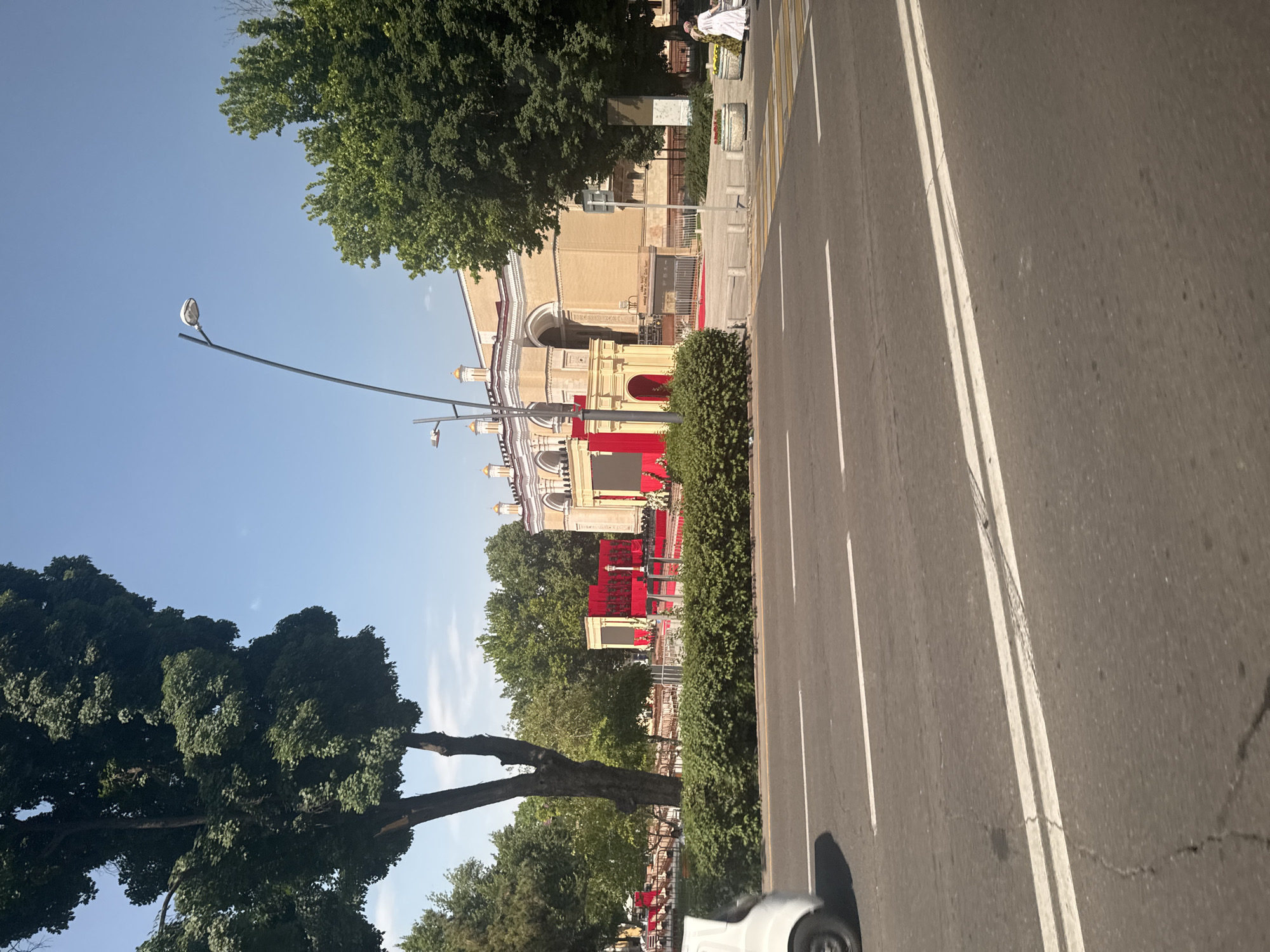 Street scenes documented in Tashkent showing vehicles and architecture