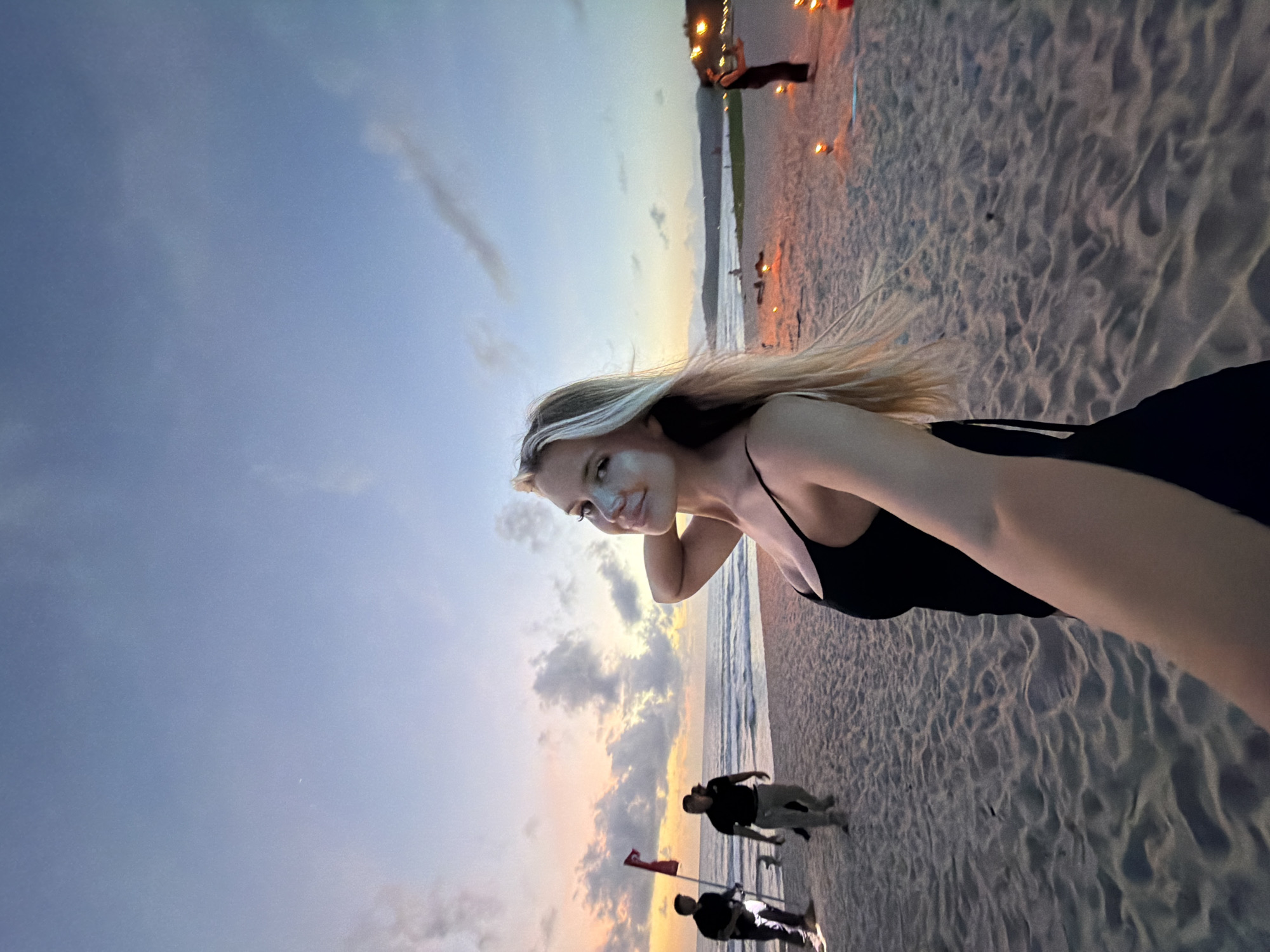 Fire show and sunset vibes on a Choeng Thale beach