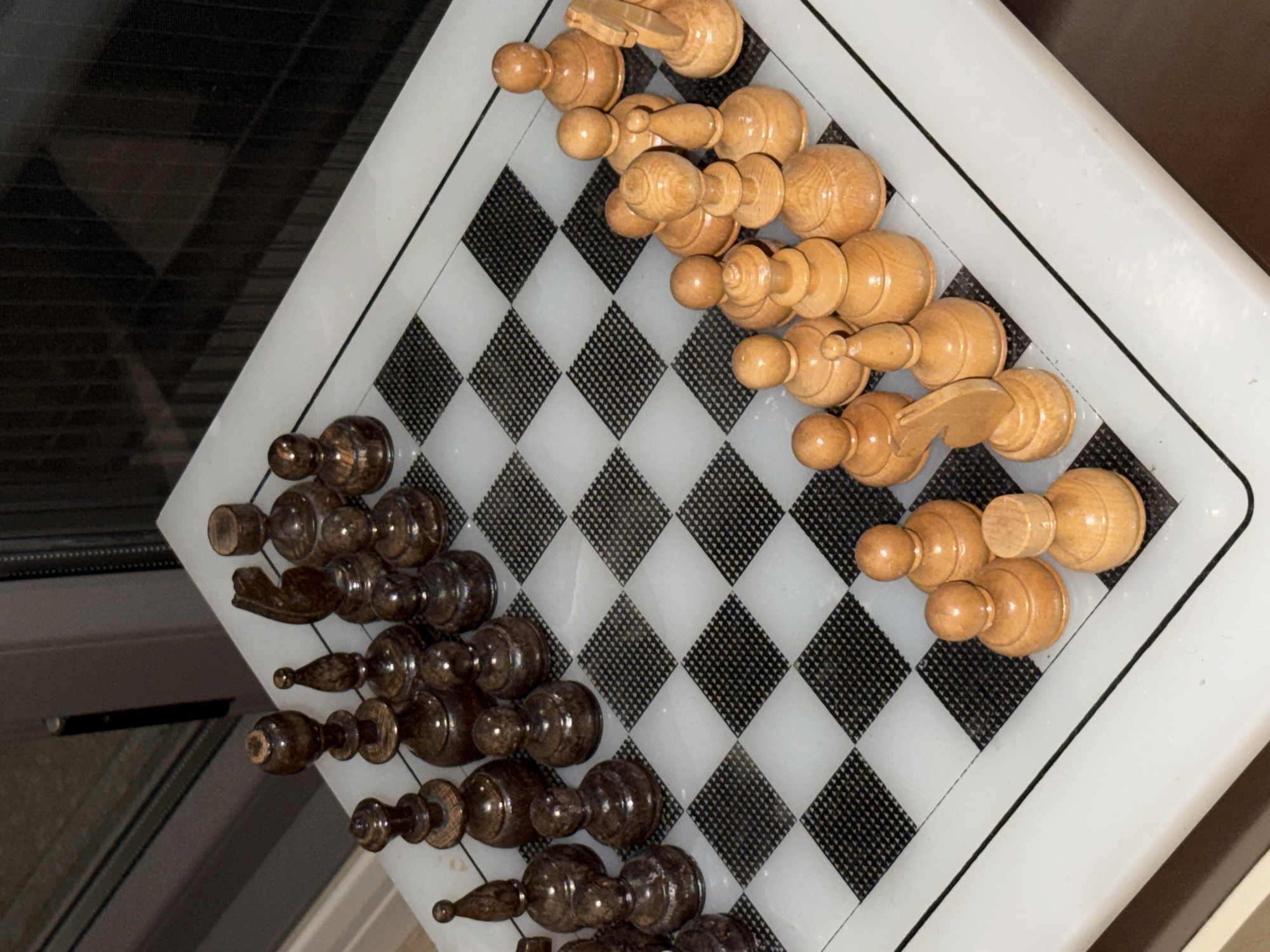 Chess set and gym interior, multiple angles, Kadıköy