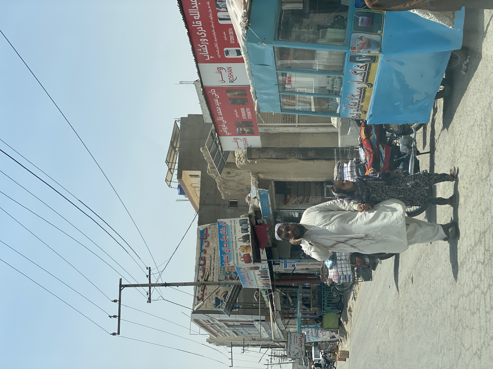 Morning street life and commerce in Kandahar