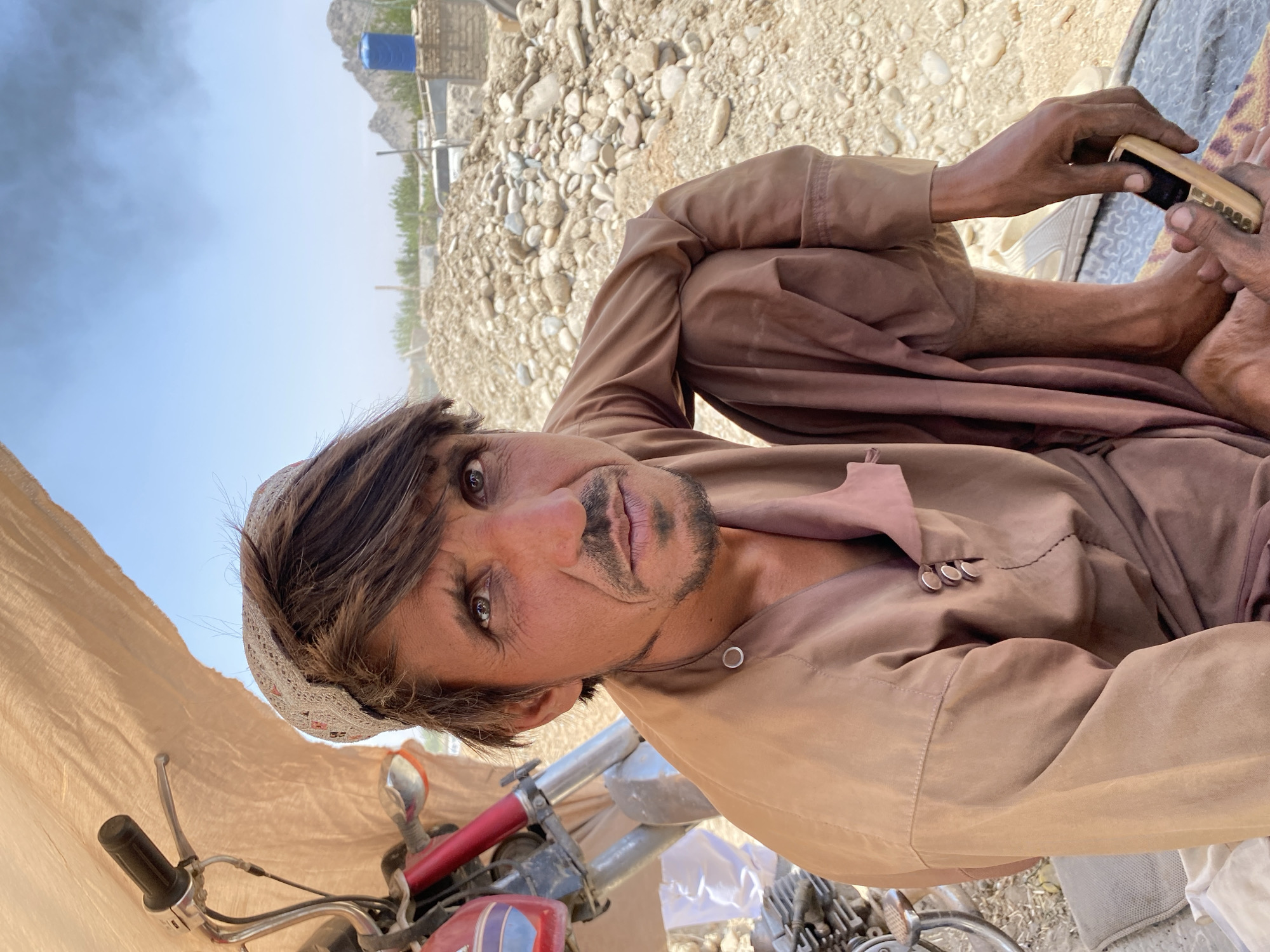 Daily life scenes in Kokran, Afghanistan construction area