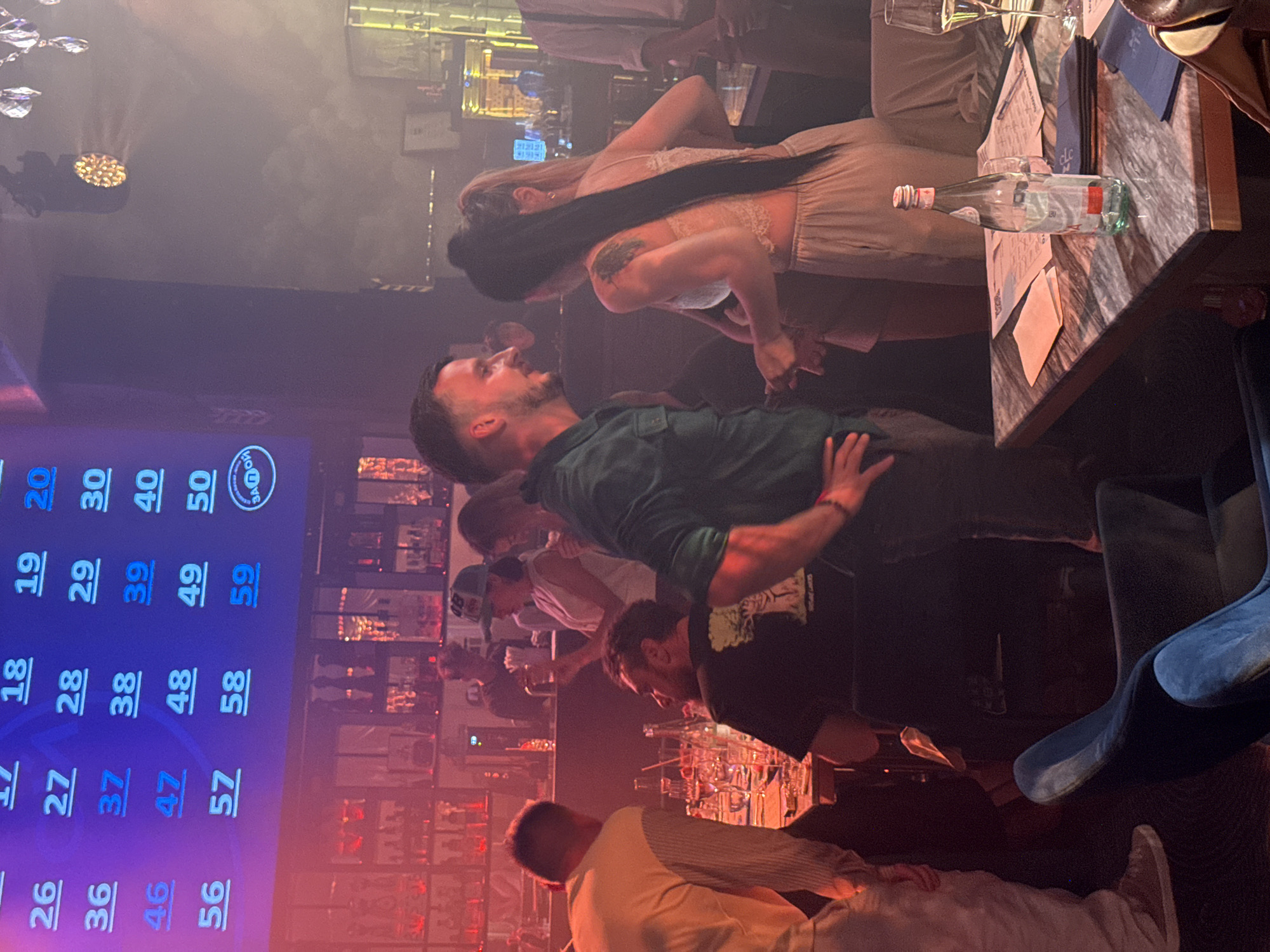 Evening out at a Choeng Thale venue with games and drinks