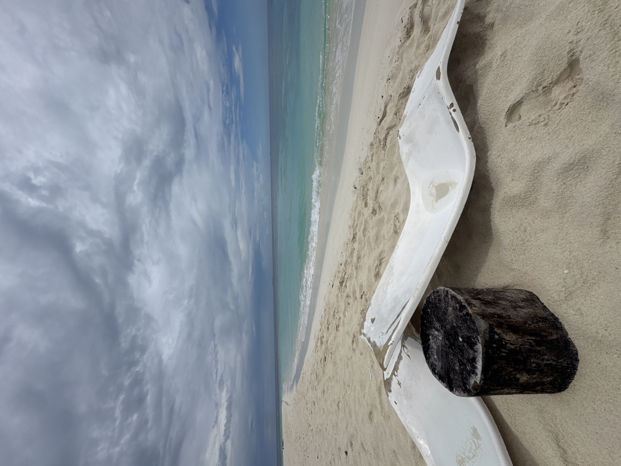 Morning beach scenes captured on Maldives island Ukulhas