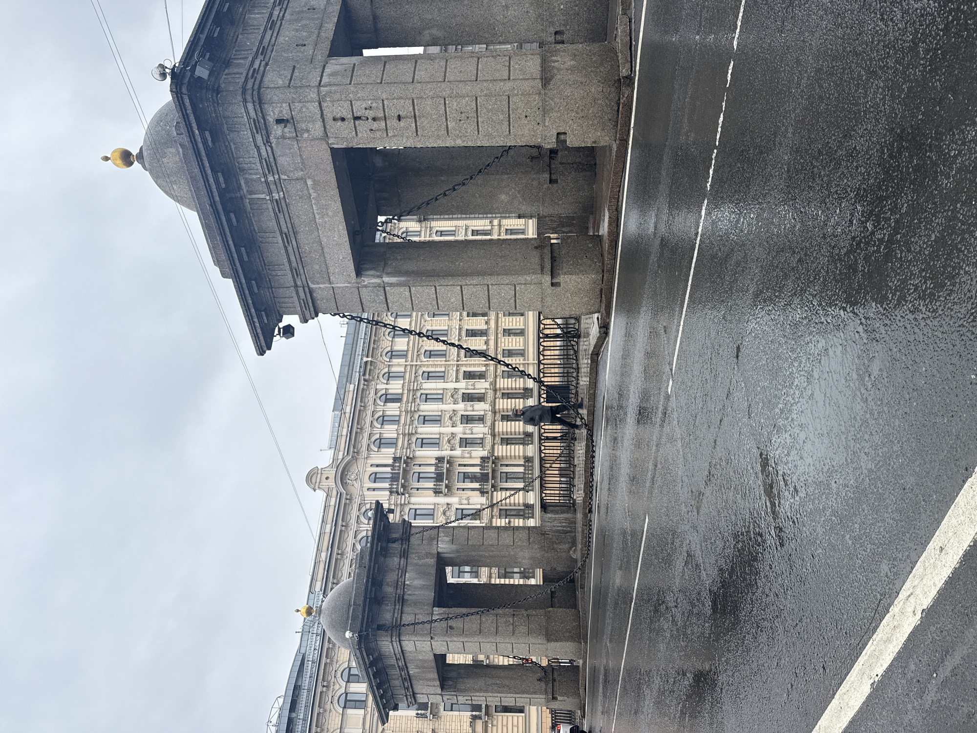 Tourist activities documented at Saint Petersburg landmarks Saturday morning