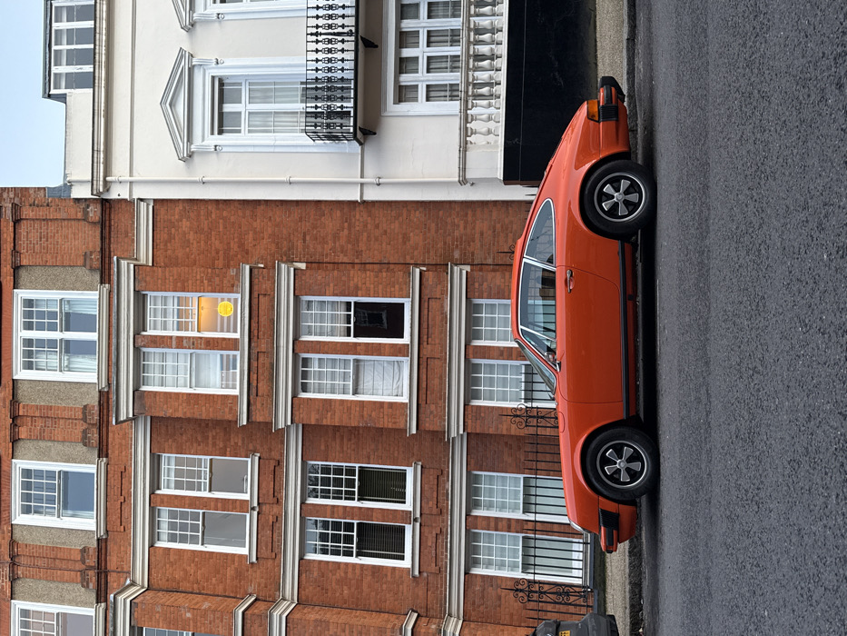London observer documents classic car, steaks, historic architecture
