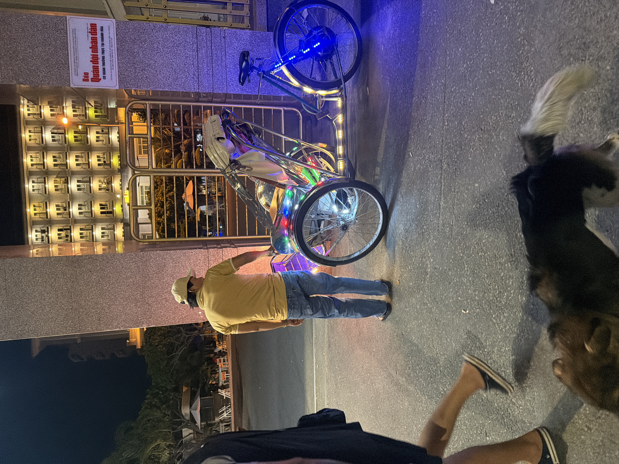 Evening street life documented along Nha Trang beachfront, Vietnam