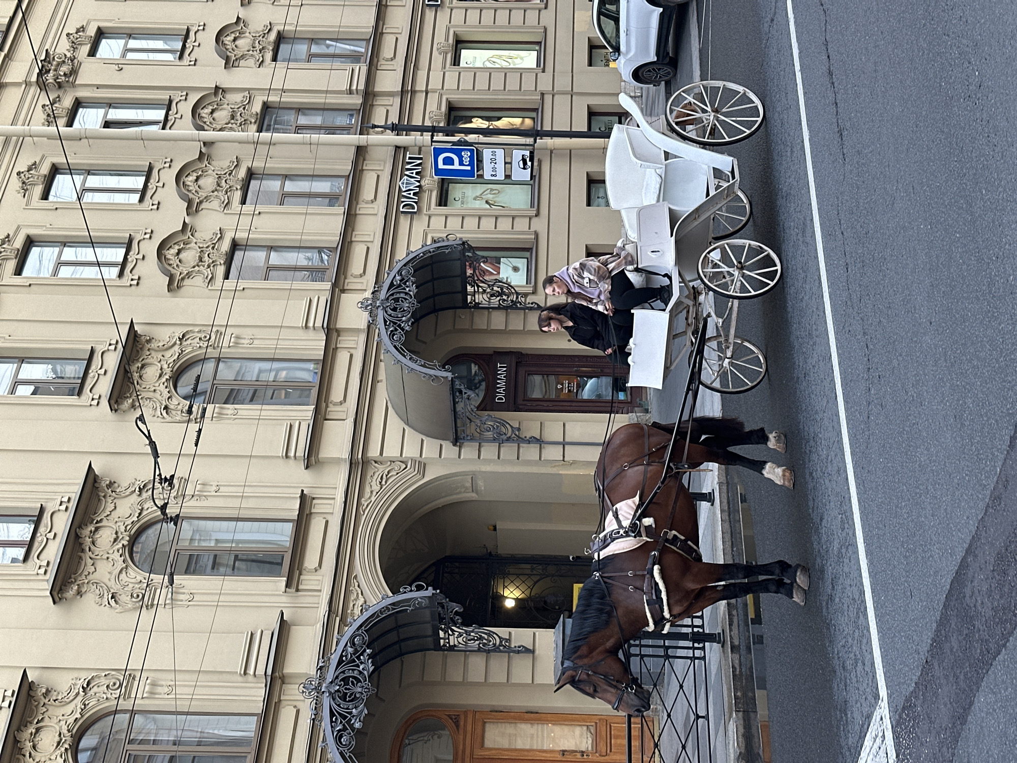 Evening stroll around Saint Isaac's Cathedral, Saint Petersburg