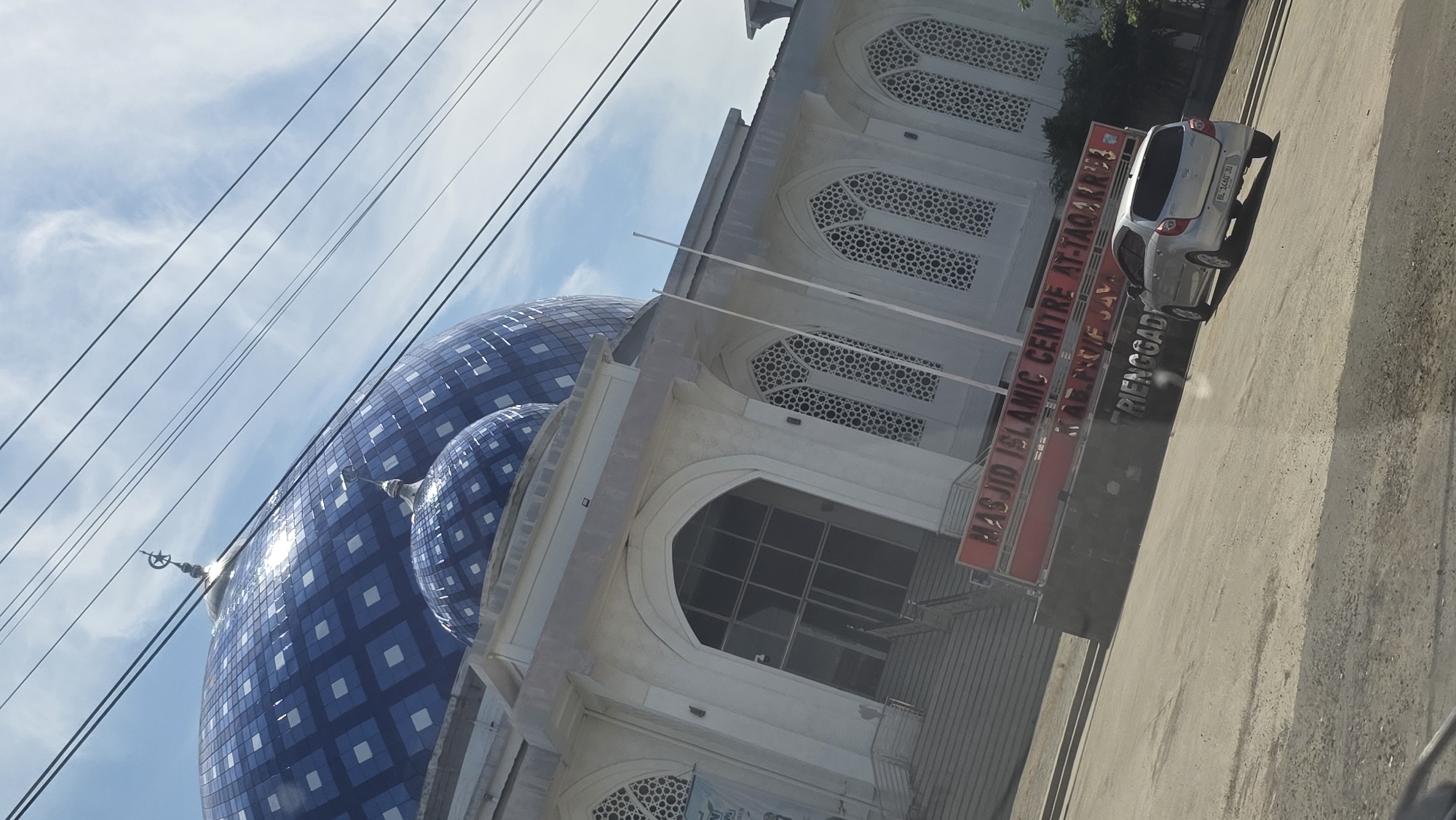 Morning observations capture mosque and tree in Aceh villages