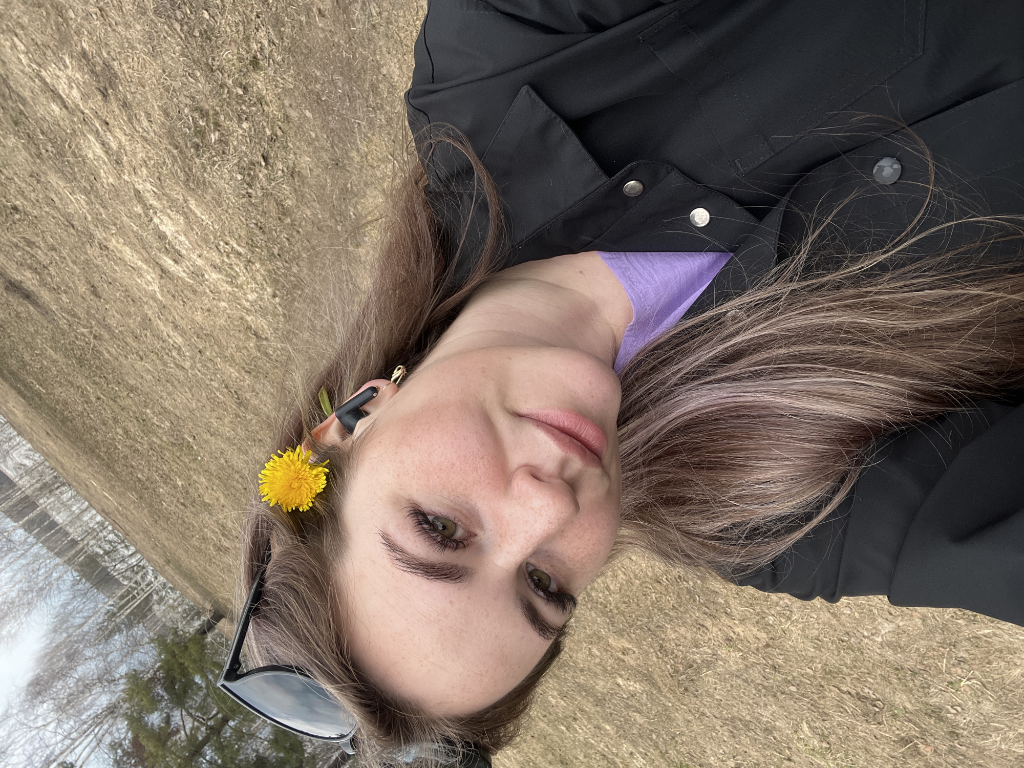 Woman documents spring day outing in Chaikovsky, Russia