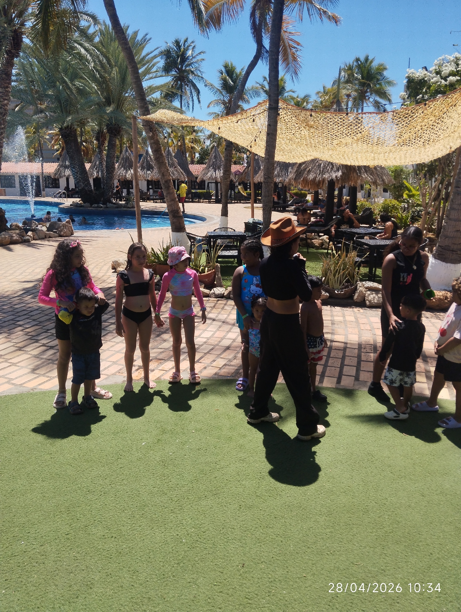 Daily life documented at tropical Porlamar resort setting