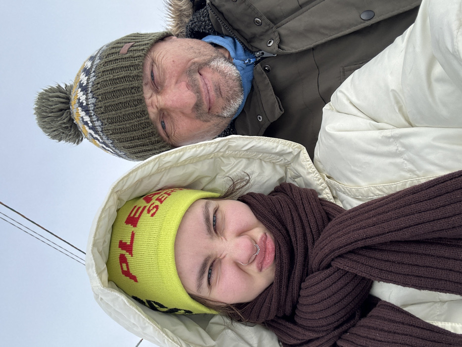 Winter day activities documented in snowy Synelnykove, Ukraine