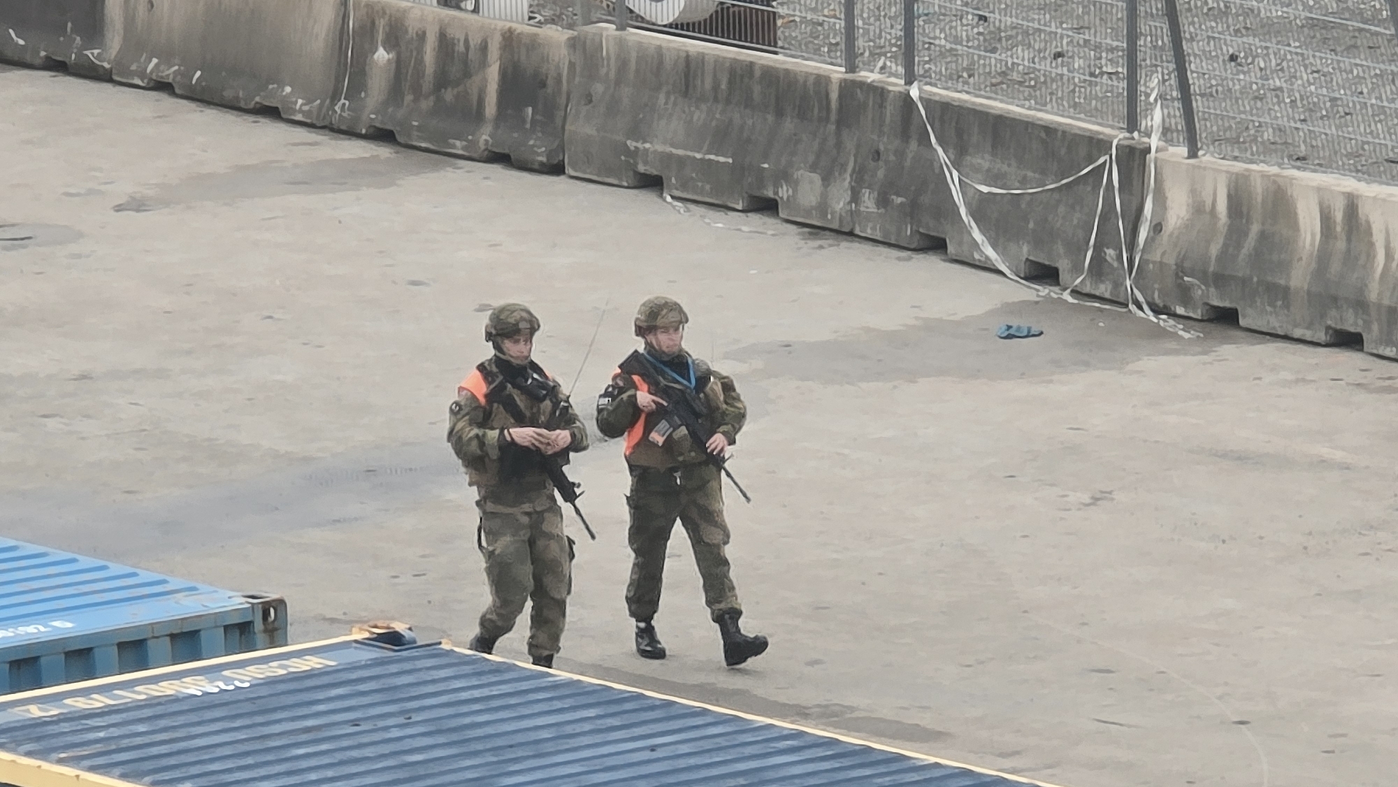 Military personnel spotted at industrial site in Randaberg, Norway