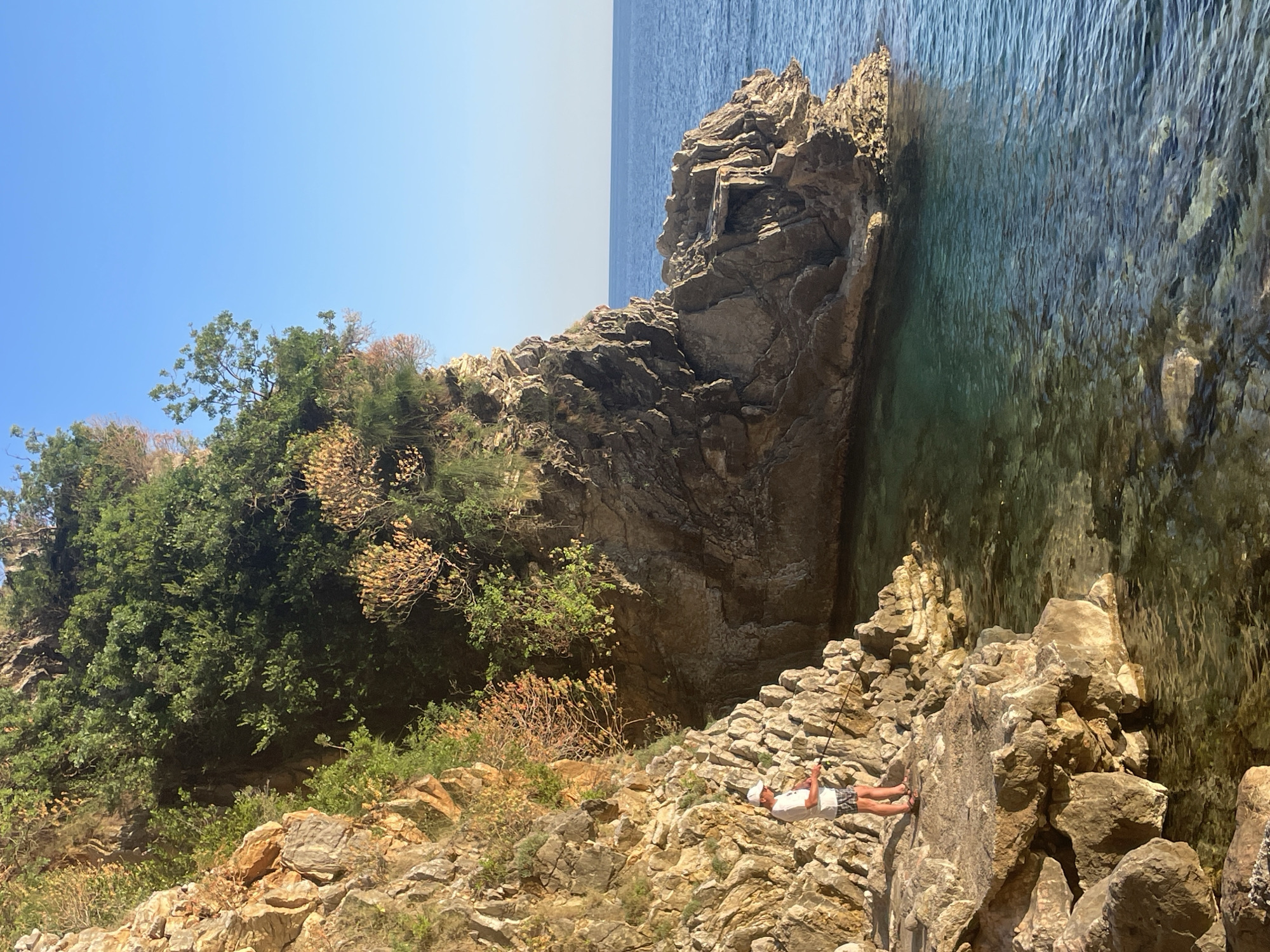 Typical Beach Day Documented in Boreti, Montenegro Tuesday Afternoon
