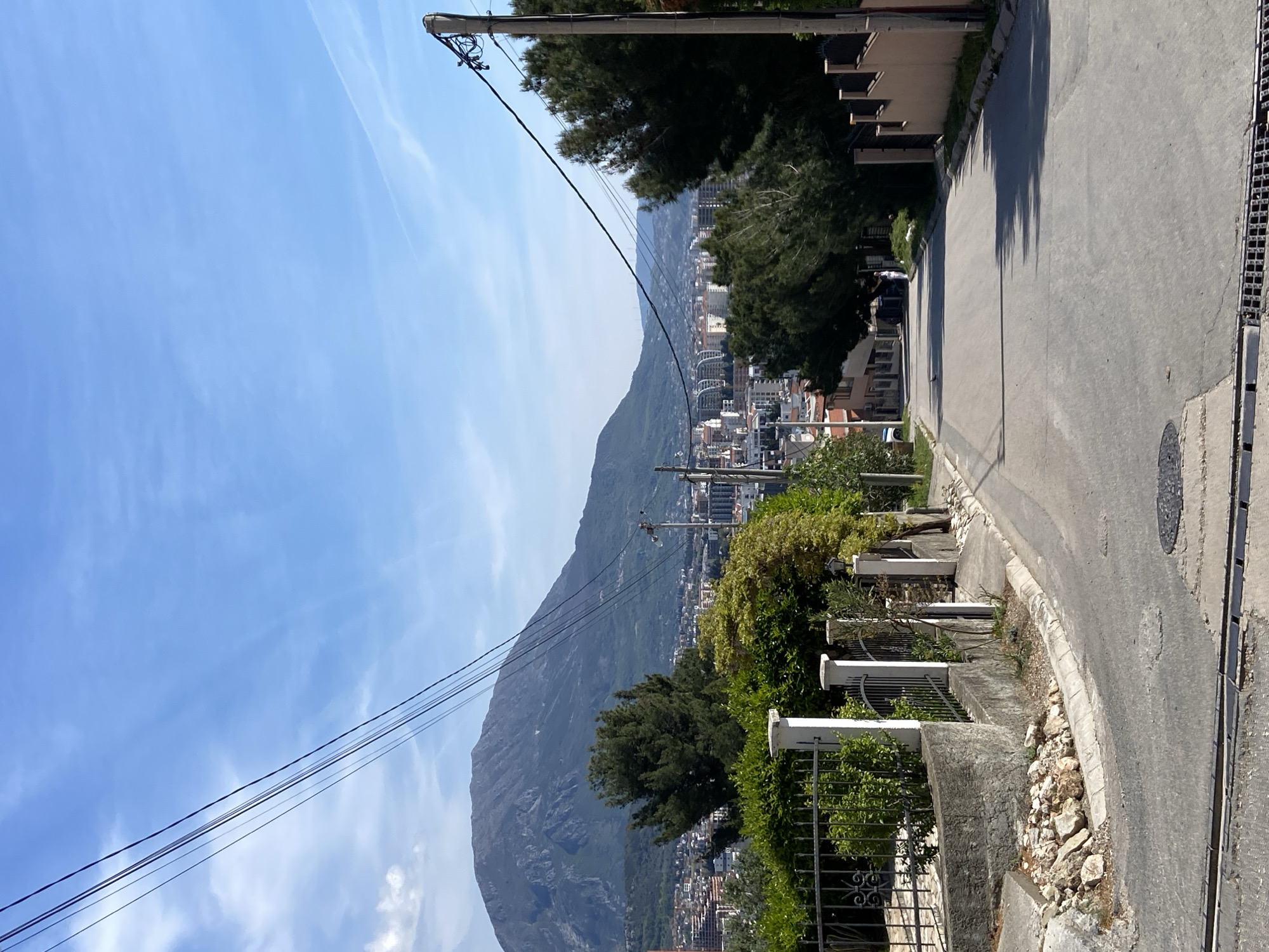 Quiet Saturday afternoon scenes documented in Šušanj, Montenegro