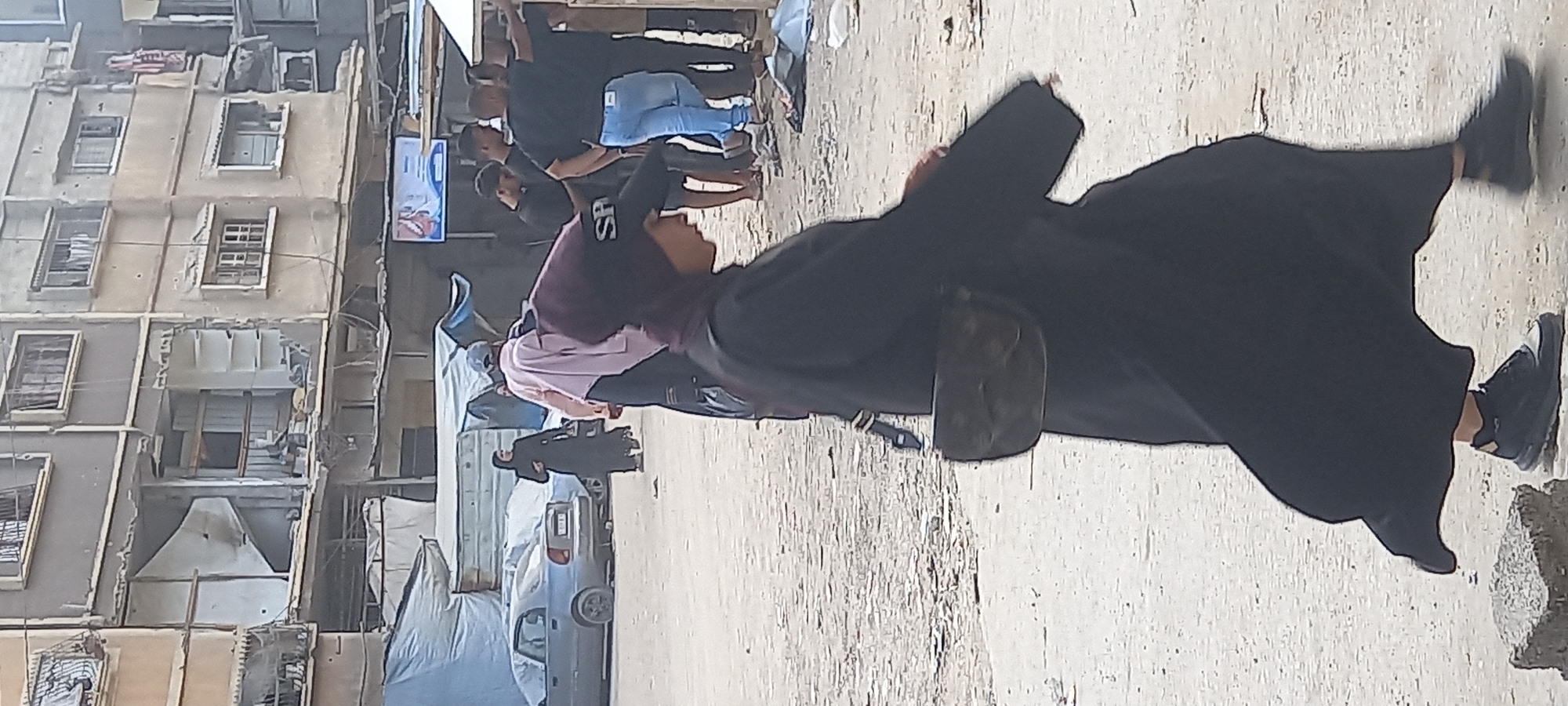 Daily life documented in Khan Yunis streets during afternoon hours