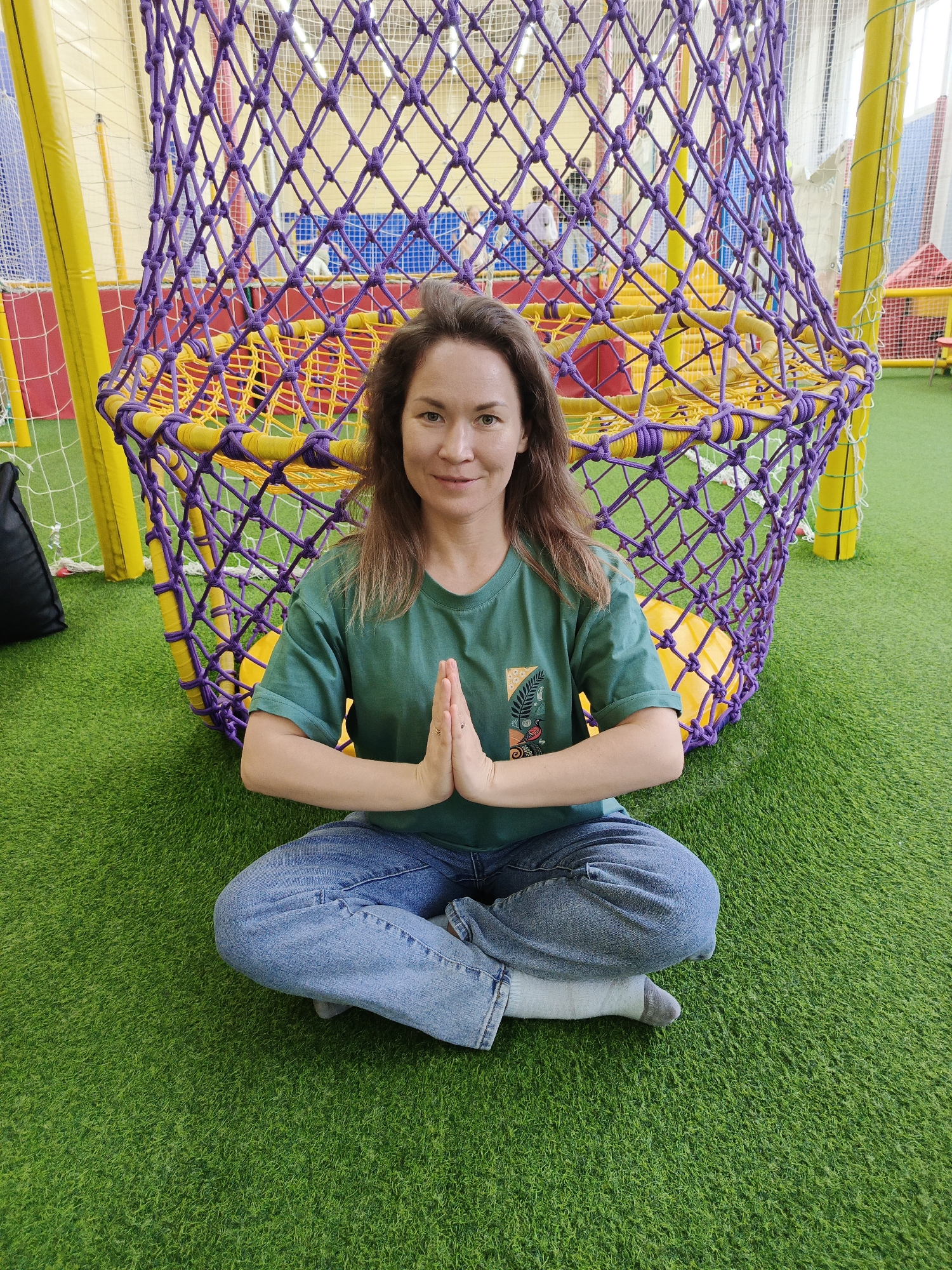 Families enjoy afternoon at indoor recreational play facility