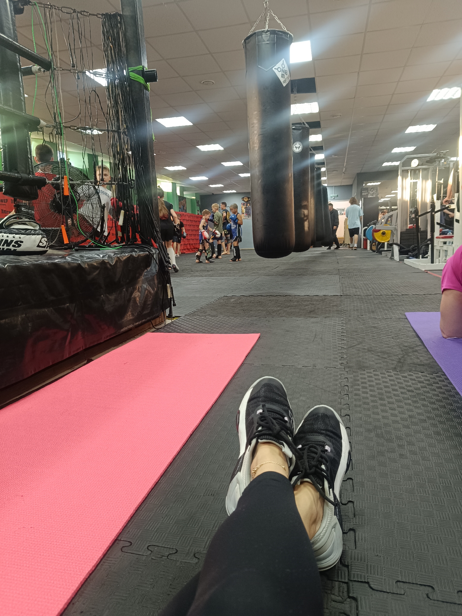 Boxing gym workout session documented in Naberezhnye Chelny