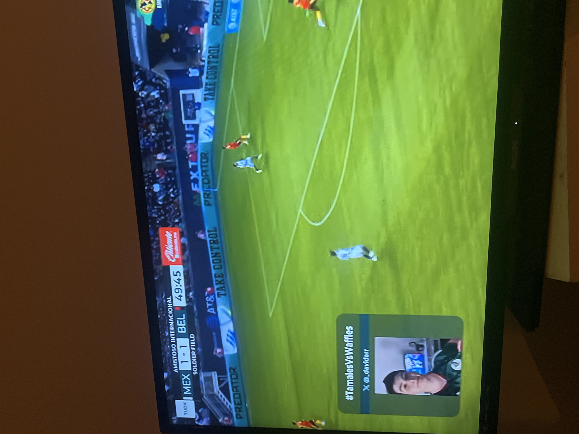 Mexico-Belgium Soccer Match Broadcast Shows 1-1 Tie