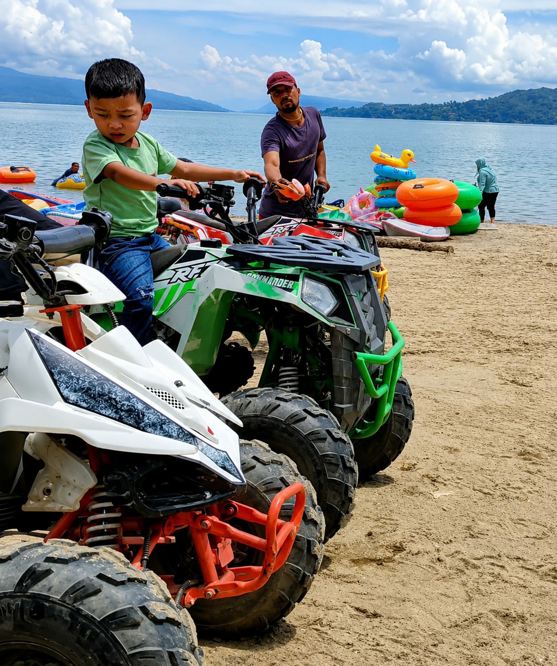 A fun day out at Lumban Bul Bul's lakeshore