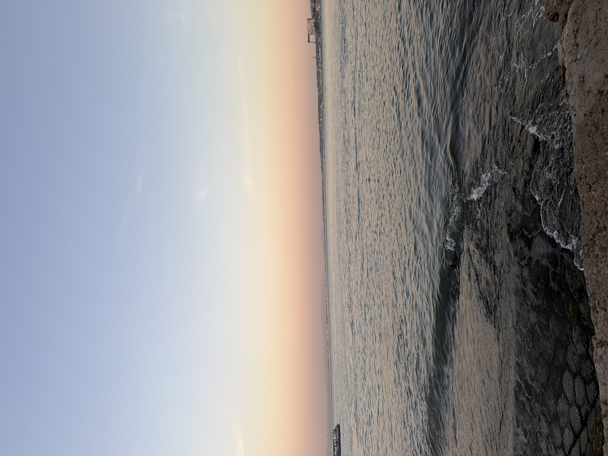 Golden hour on the Tagus River, Lisbon waterfront