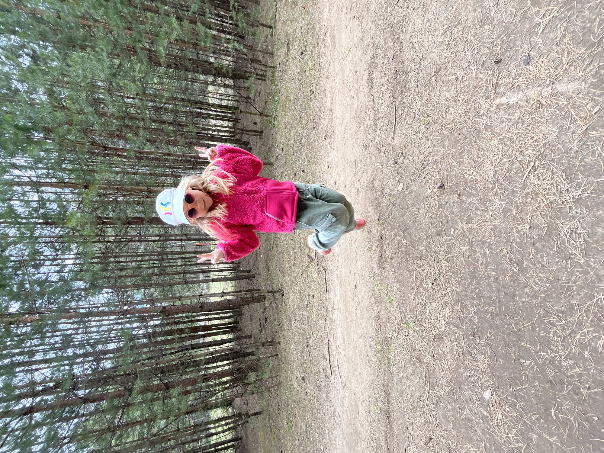 Family enjoys spring forest walk and barbecue in Chaikovsky
