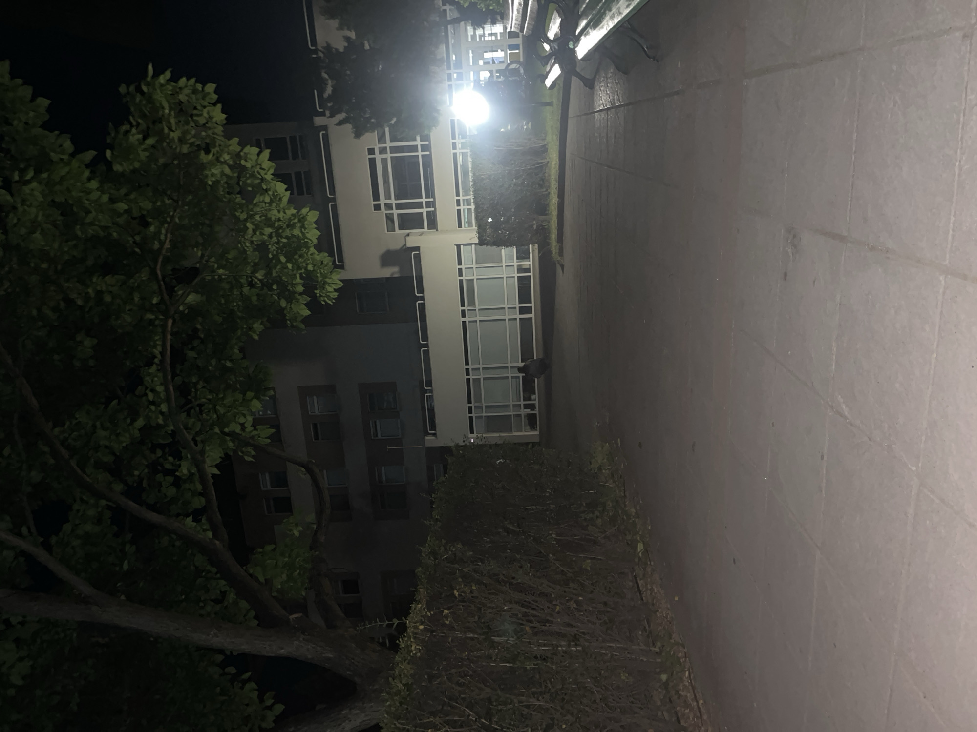 Nighttime street walk documented in Blagoevgrad, Bulgaria