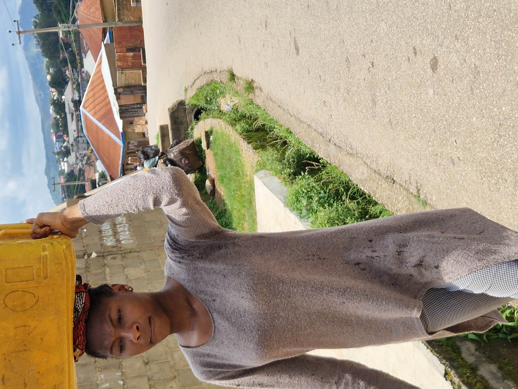 Everyday street activity in a semi-urban African neighborhood