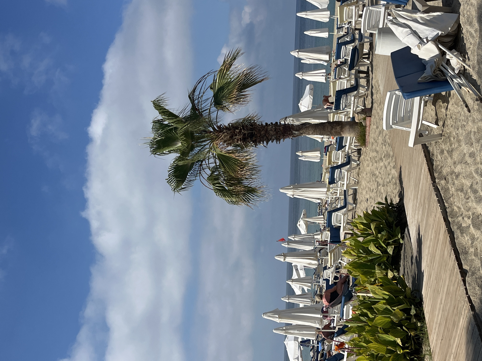 Morning beach scenes captured in Alanya, Turkey