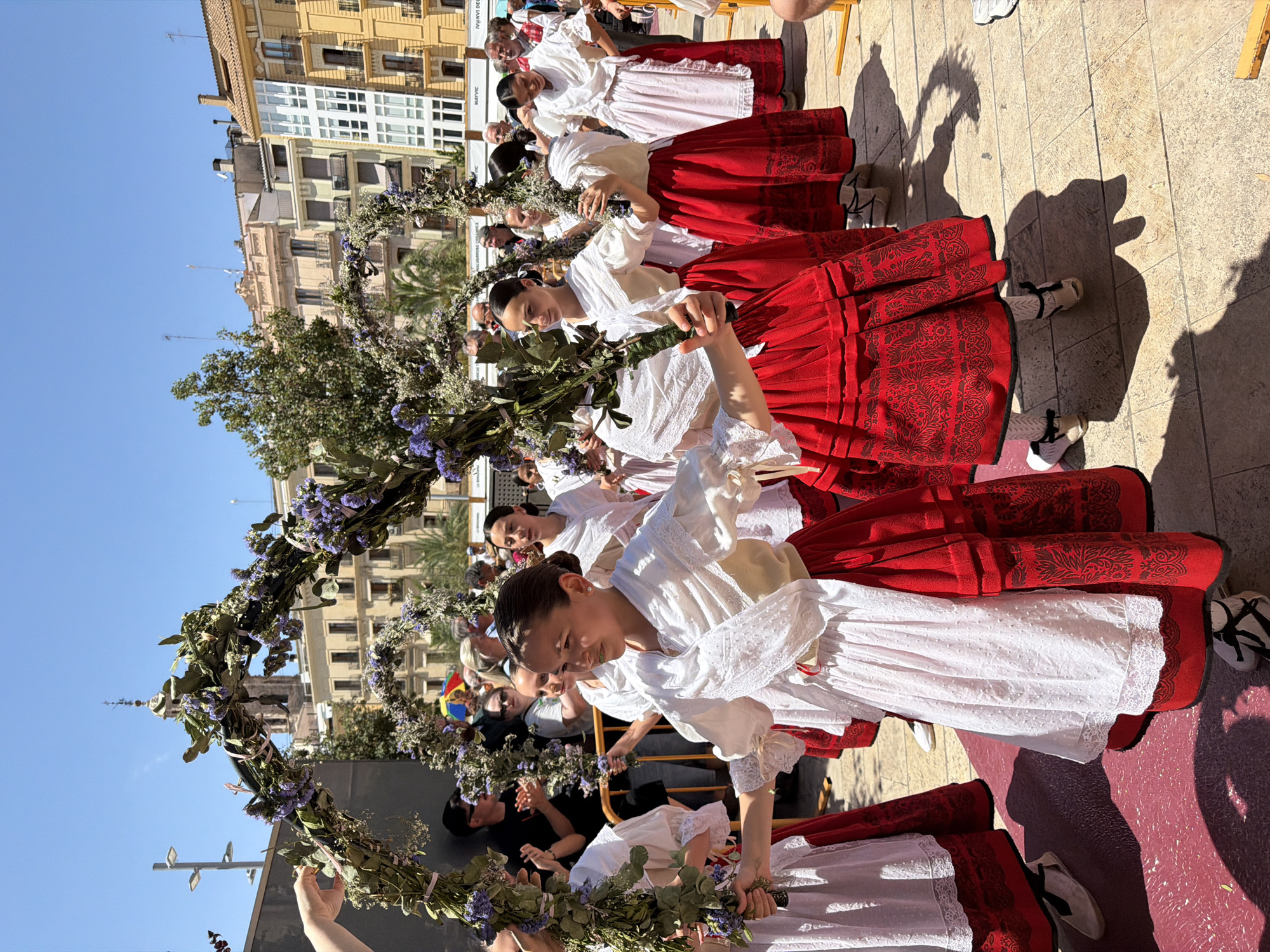 Traditional cultural procession fills Valencia streets with costumed performers