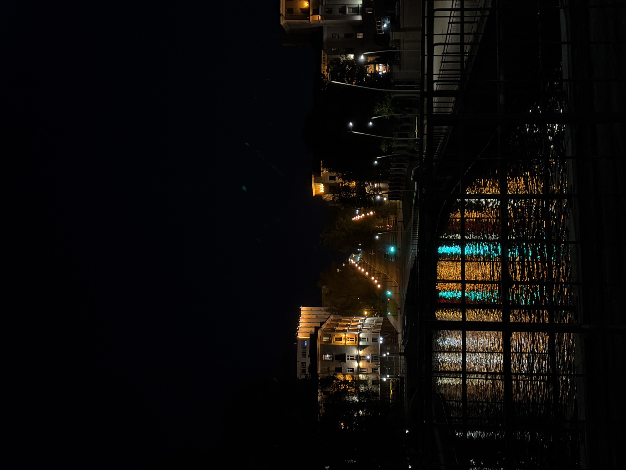 Evening urban scenes documented across unknown city