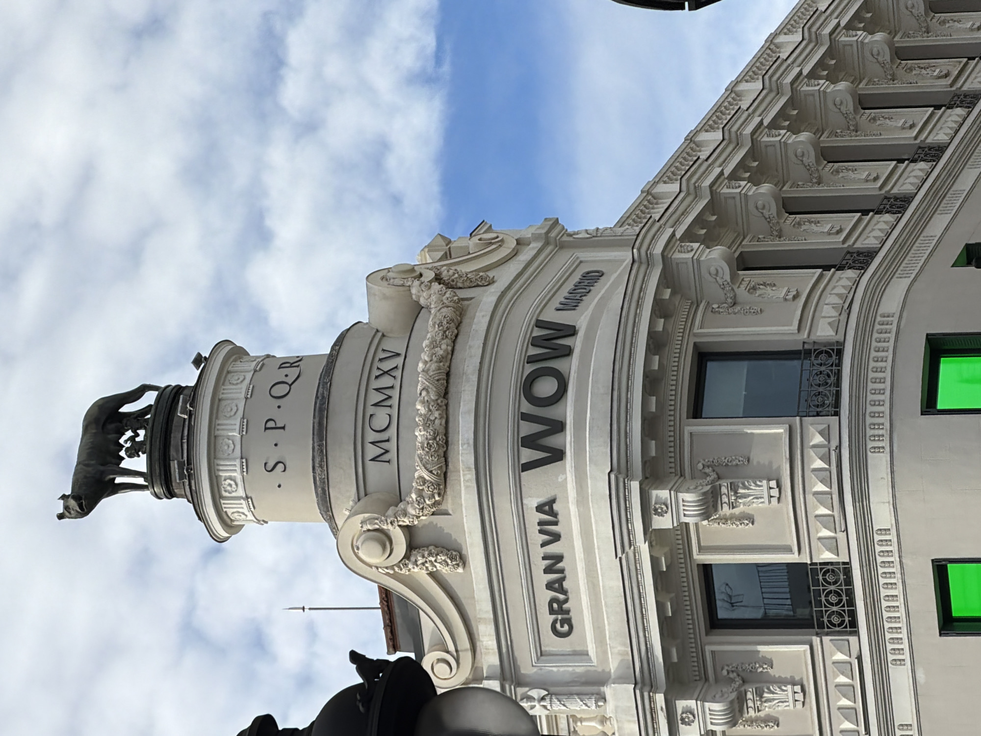 Classical Architecture Documentation Captured on Madrid Street