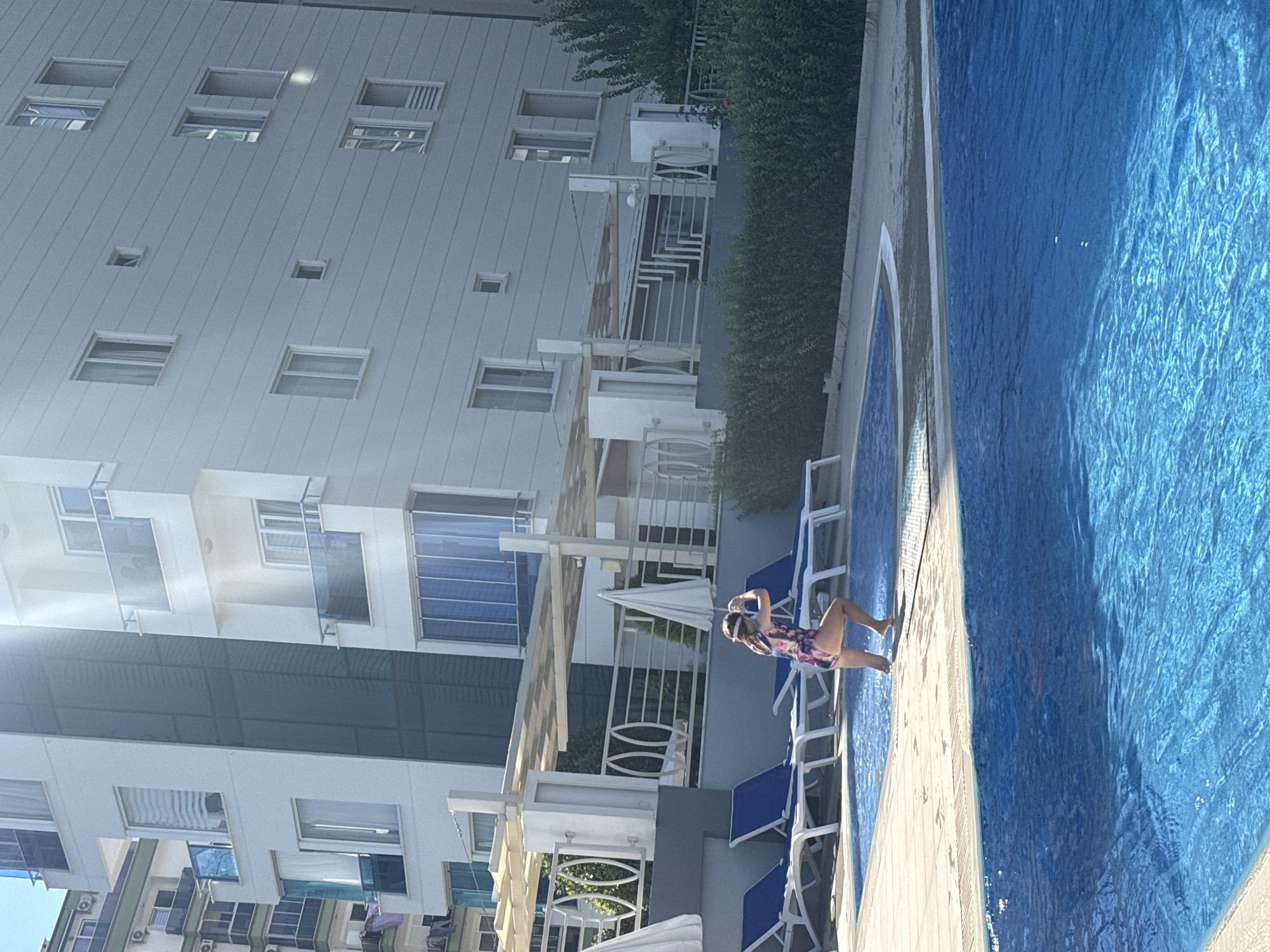 Poolside afternoon at a resort in Alanya, Turkey