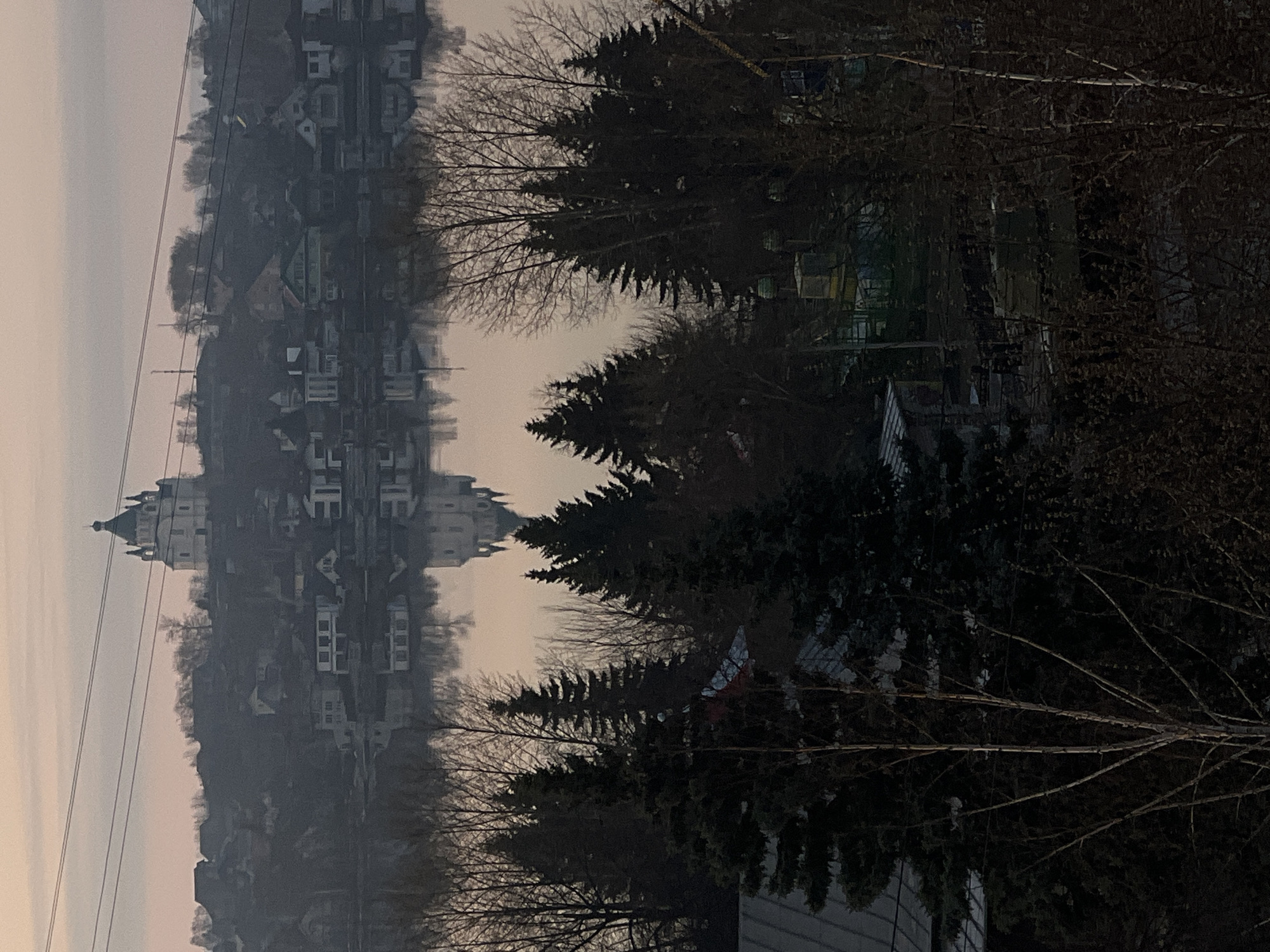 Night observations capture Nizhny Tagil cityscape and street signage