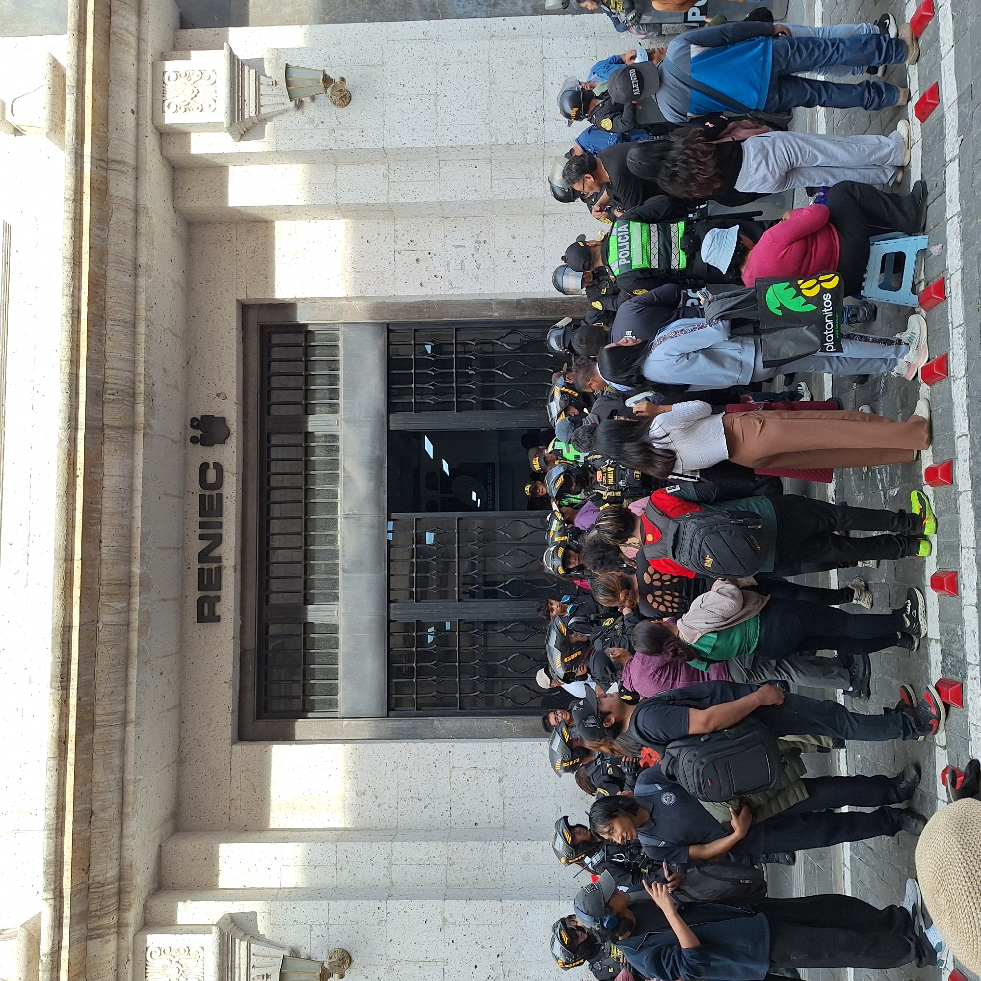Political campaign event held in Arequipa before Peru elections