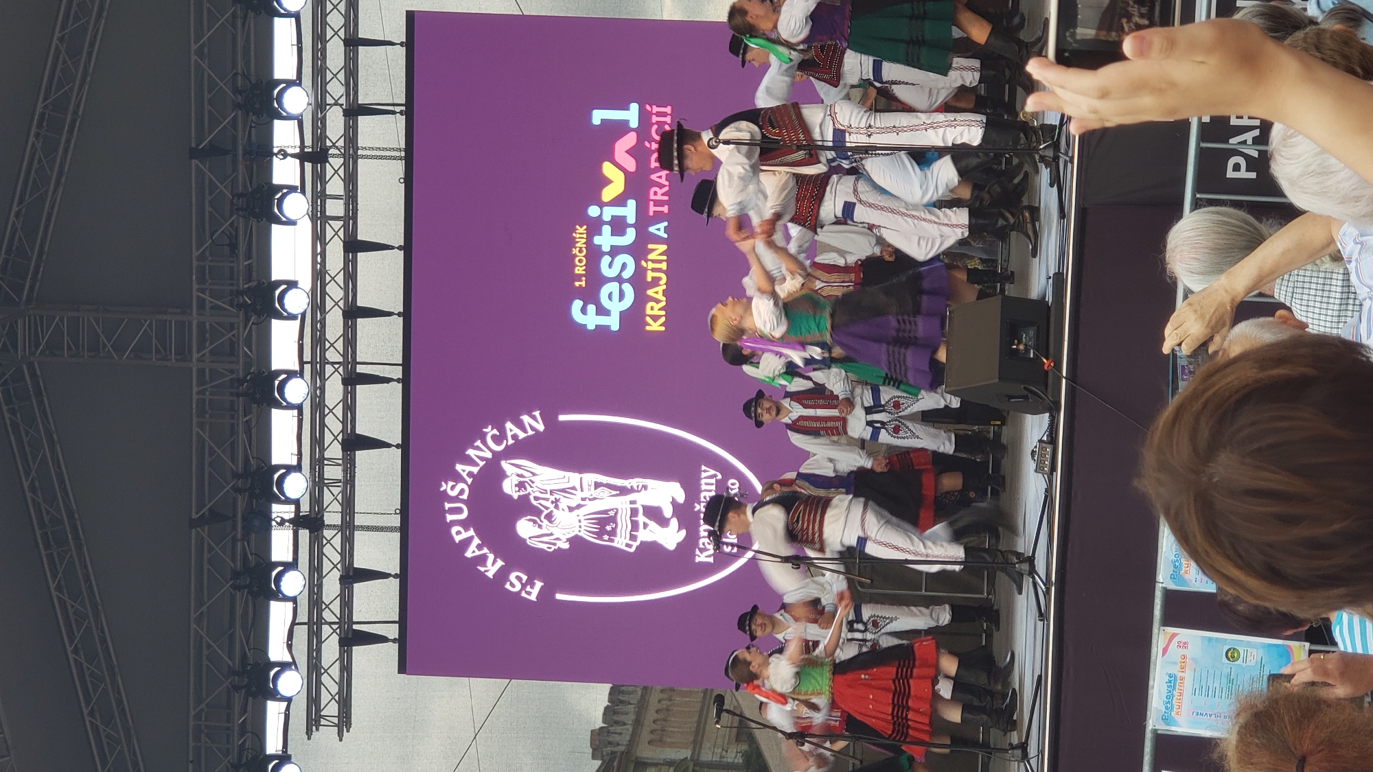 Folk festival fills Prešov's historic main street with traditional dance and music