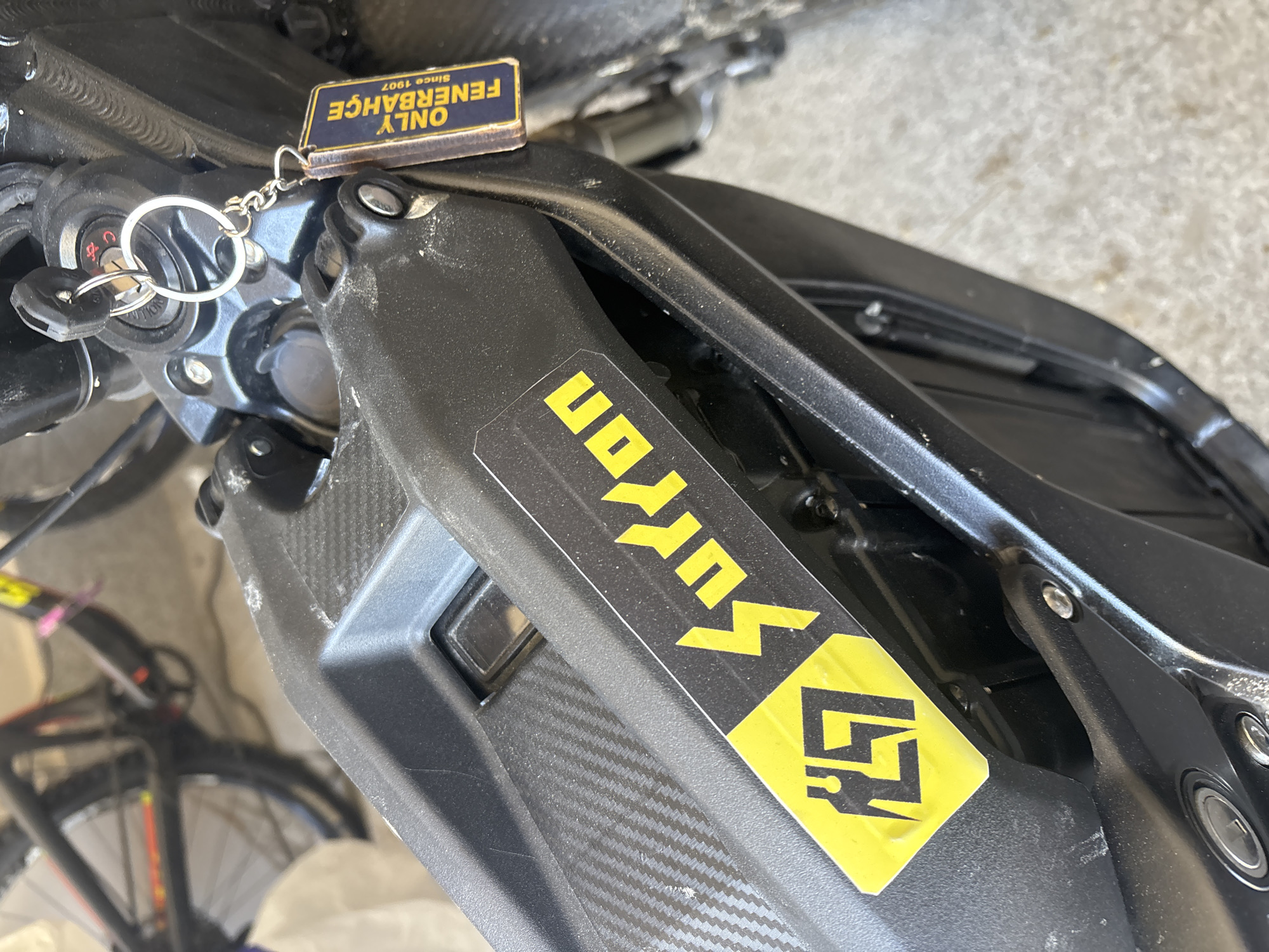 Sur Ron electric motorcycle documented in Asenovgrad, Bulgaria