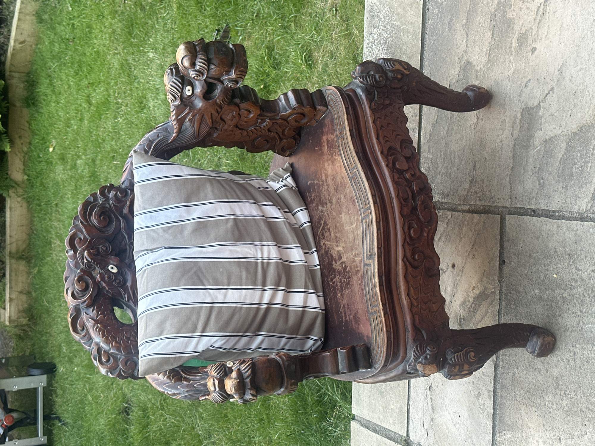 Backyard gathering with fire pit in Folkestone and Hythe