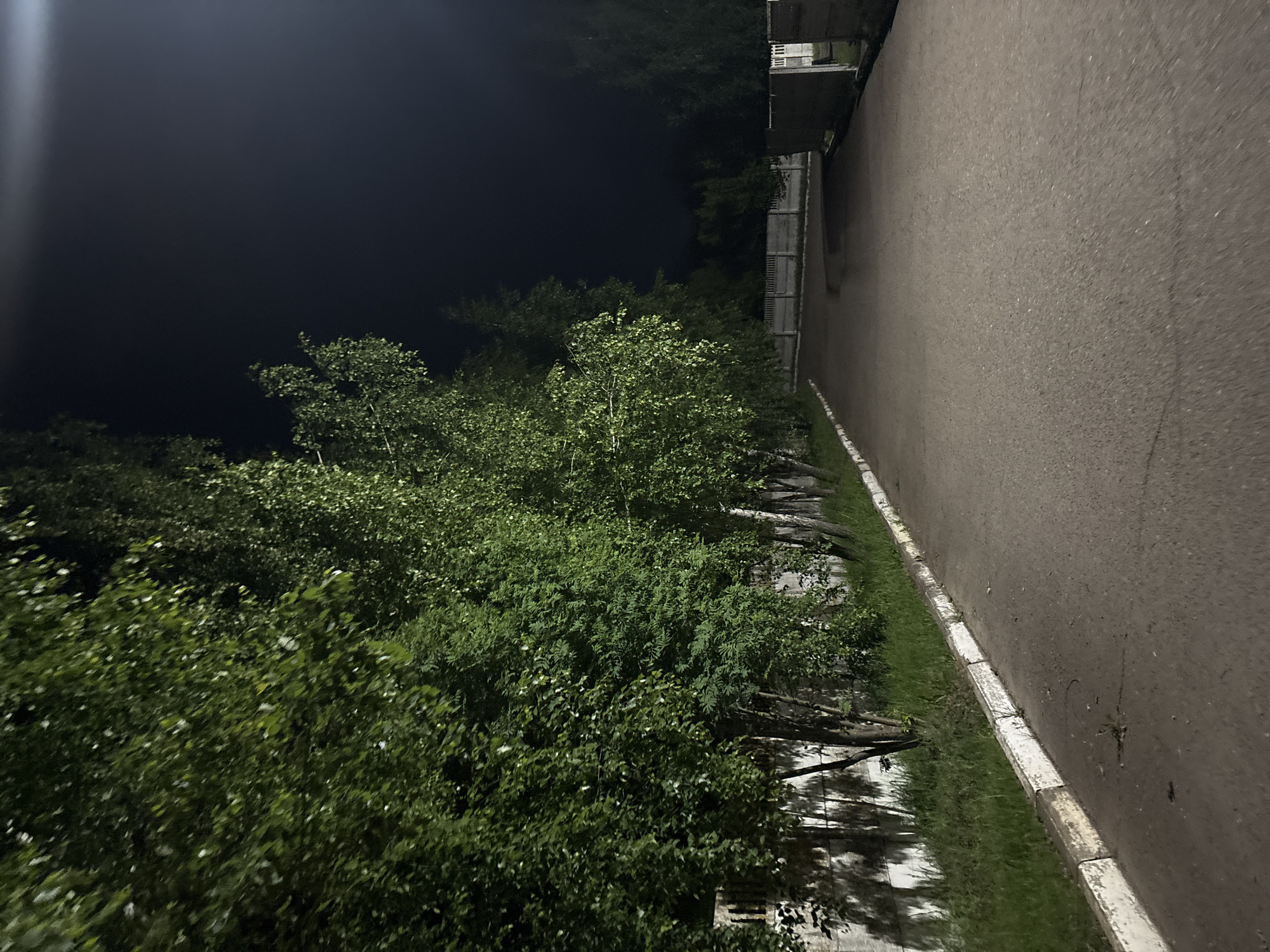 Night documentation of residential area in Ореховка, Russia