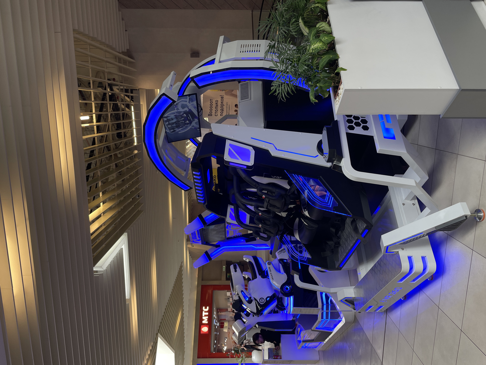 Shopping mall interior documented in Kazan, Russia