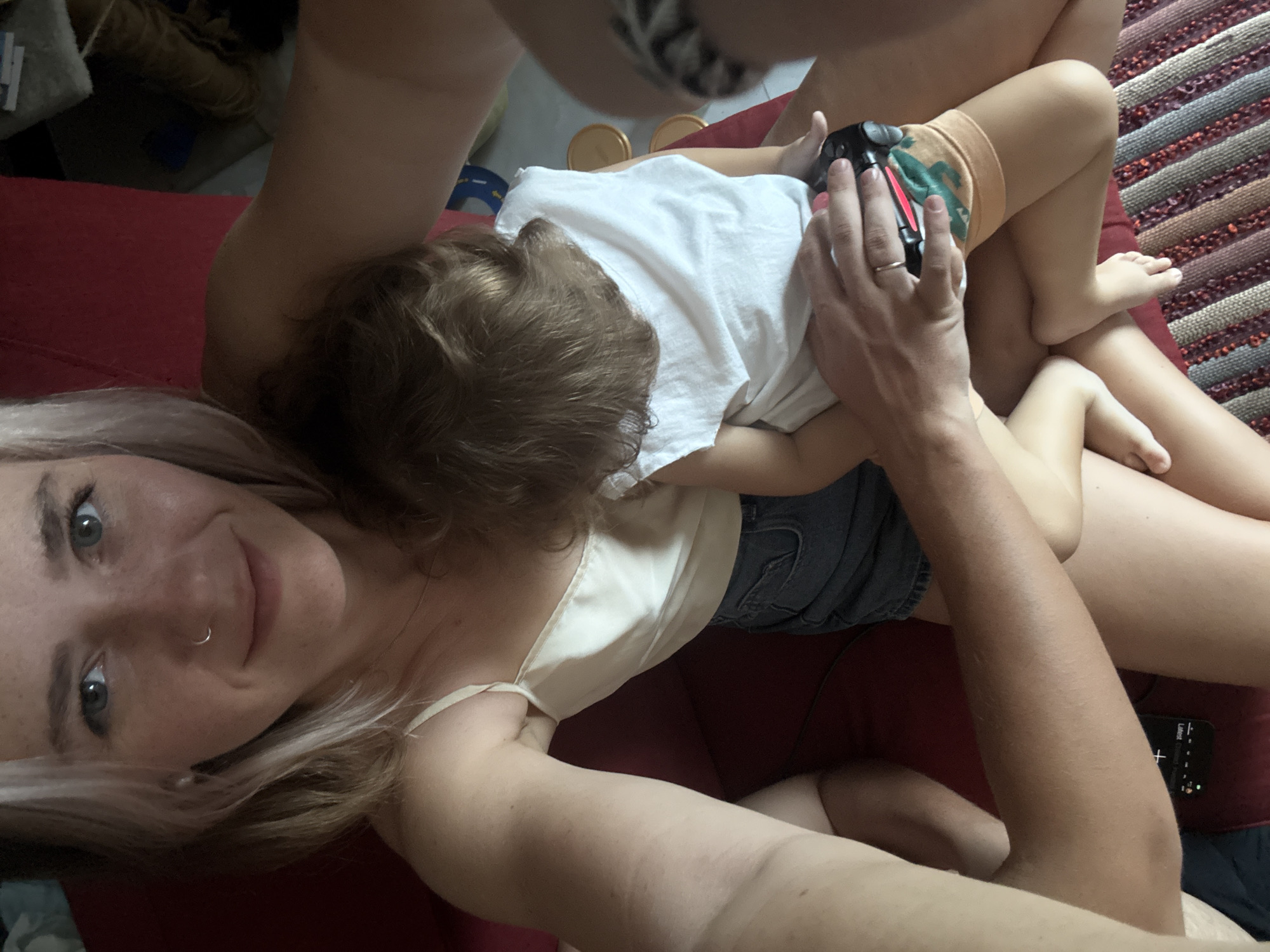 Family spends morning together in Choeng Thale, Thailand
