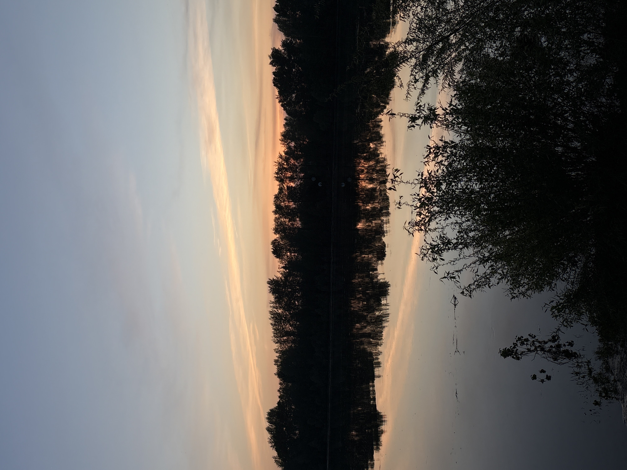 Evening fishing and leisure activities documented in Chaikovsky, Russia
